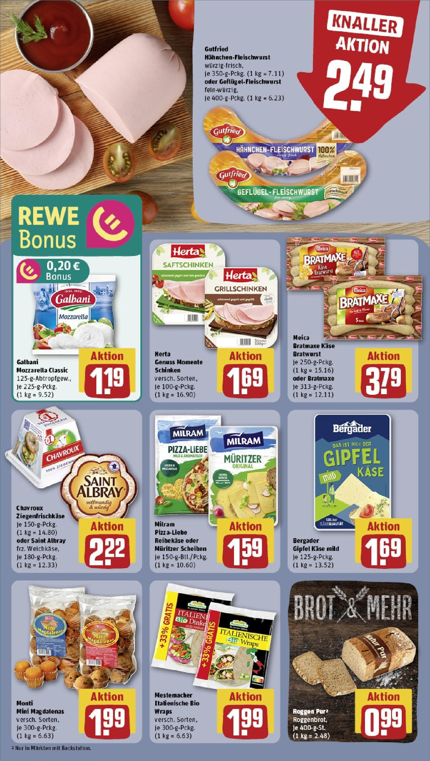Rewe - Rewe: Wochenangebote (ab 04.05.2025) zum Blättern » Angebote | Seite: 14 | Produkte: Käse, Mozzarella, Gouda, Brot Rewe - Rewe: Wochenangebote (ab 04.05.2025) zum Blättern » Angebote | Seite: 14 | Produkte: Käse, Mozzarella, Gouda, Brot
