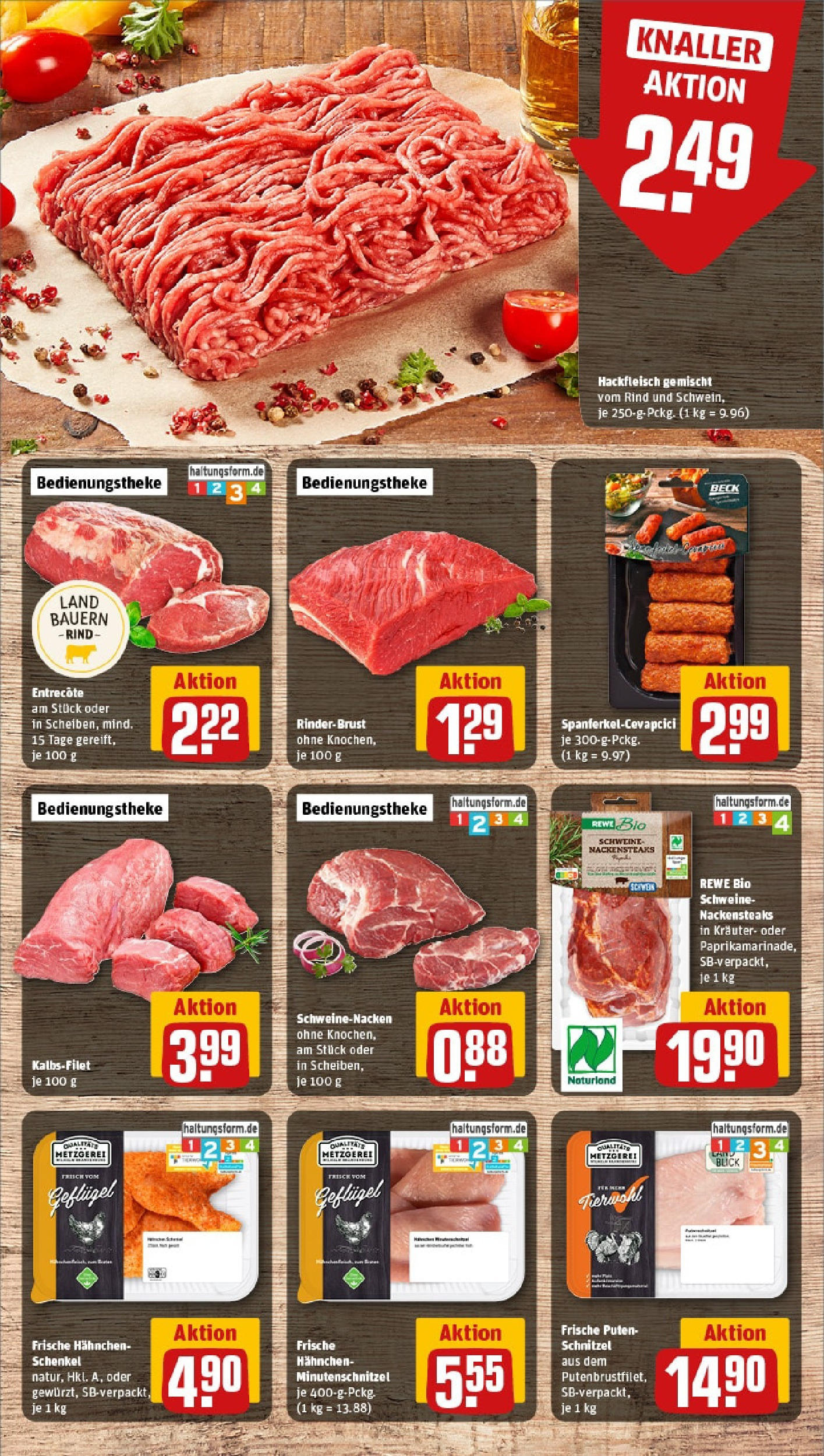 Rewe - Rewe: Wochenangebote (ab 04.05.2025) zum Blättern » Angebote | Seite: 10 | Produkte: Nackensteaks, Schweinenacken, Schnitzel, Steak Rewe - Rewe: Wochenangebote (ab 04.05.2025) zum Blättern » Angebote | Seite: 10 | Produkte: Nackensteaks, Schweinenacken, Schnitzel, Steak