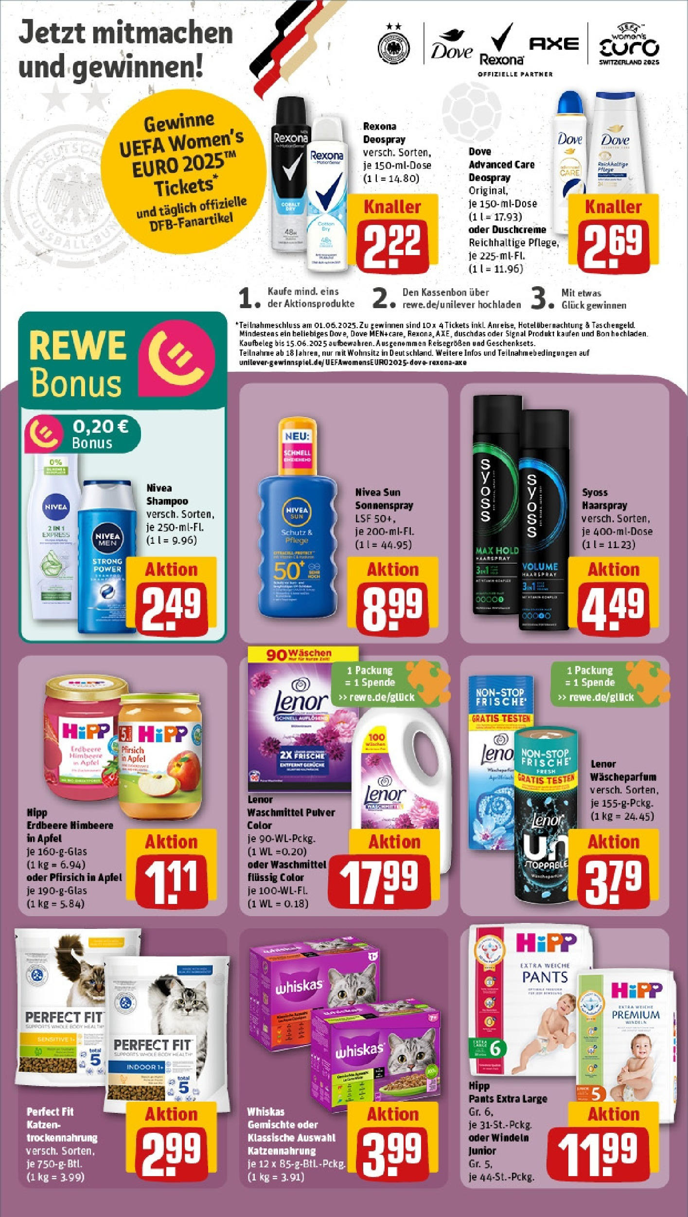 Rewe - Rewe: Wochenangebote (ab 04.05.2025) zum Blättern » Angebote | Seite: 22 | Produkte: Lenor, Deodorant, Duschdas, Duschcreme Rewe - Rewe: Wochenangebote (ab 04.05.2025) zum Blättern » Angebote | Seite: 22 | Produkte: Lenor, Deodorant, Duschdas, Duschcreme