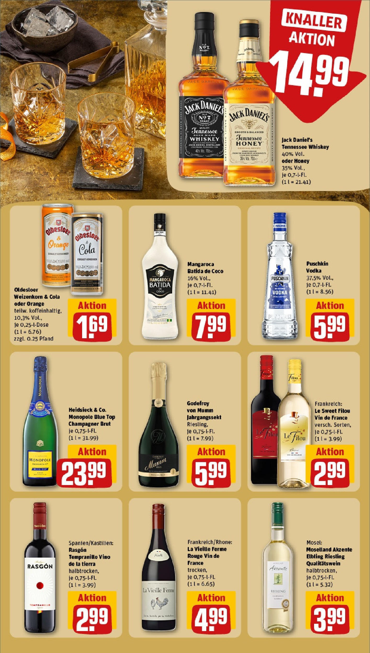 Rewe - Rewe: Wochenangebote (ab 04.05.2025) zum Blättern » Angebote | Seite: 19 | Produkte: Le filou, Cola, Jack Daniel's, Rouge Rewe - Rewe: Wochenangebote (ab 04.05.2025) zum Blättern » Angebote | Seite: 19 | Produkte: Le filou, Cola, Jack Daniel's, Rouge