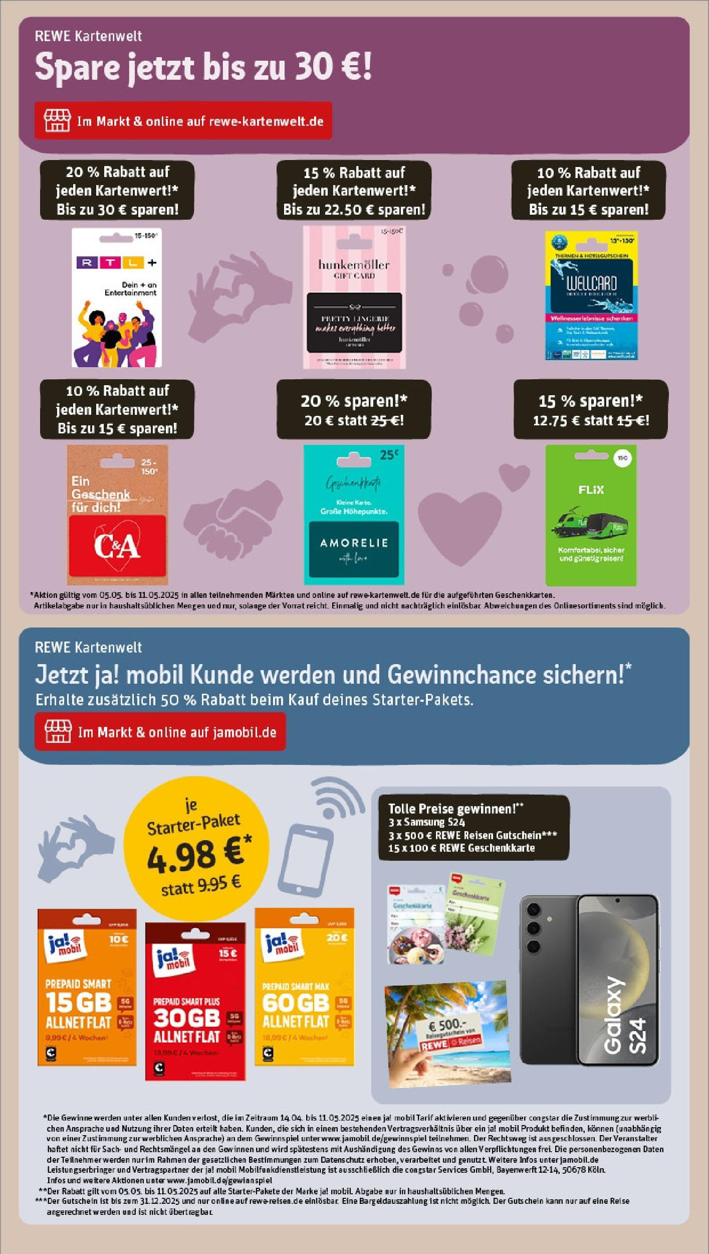 Rewe - Rewe: Wochenangebote (ab 04.05.2025) zum Blättern » Angebote | Seite: 23 | Produkte: Samsung, Smartphone Rewe - Rewe: Wochenangebote (ab 04.05.2025) zum Blättern » Angebote | Seite: 23 | Produkte: Samsung, Smartphone