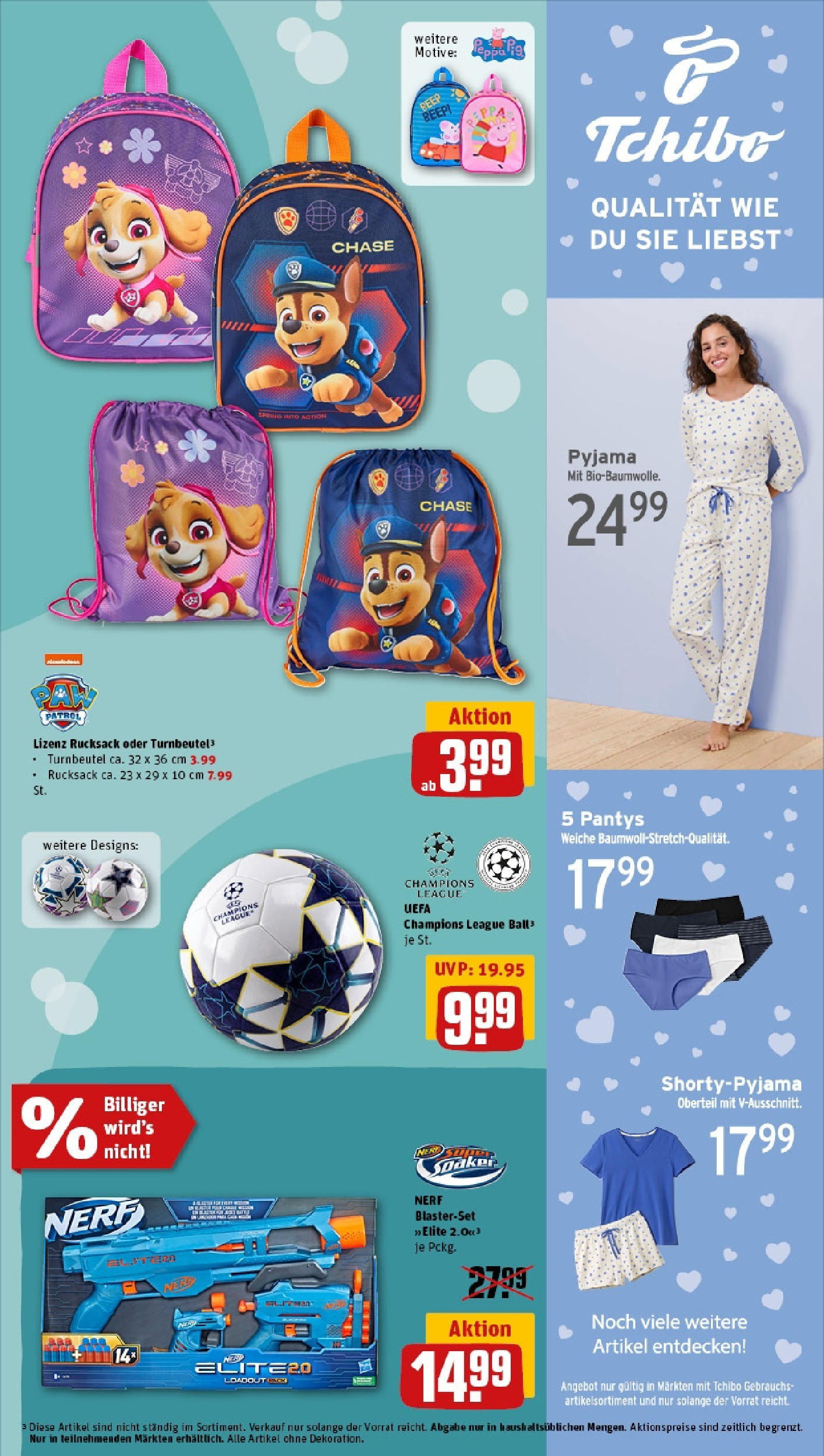 Rewe - Rewe: Wochenangebote (ab 04.05.2025) zum Blättern » Angebote | Seite: 29 | Produkte: Pyjama, Rucksack Rewe - Rewe: Wochenangebote (ab 04.05.2025) zum Blättern » Angebote | Seite: 29 | Produkte: Pyjama, Rucksack