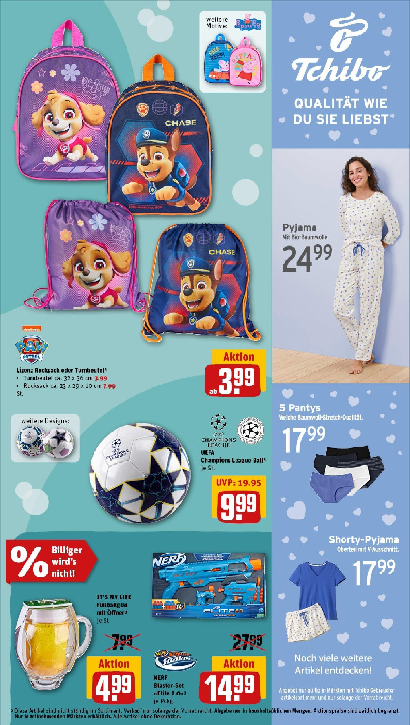 Rewe - Rewe: Wochenangebote (ab 04.05.2025) zum Blättern » Angebote | Seite: 31 | Produkte: Pyjama, Rucksack Rewe - Rewe: Wochenangebote (ab 04.05.2025) zum Blättern » Angebote | Seite: 31 | Produkte: Pyjama, Rucksack