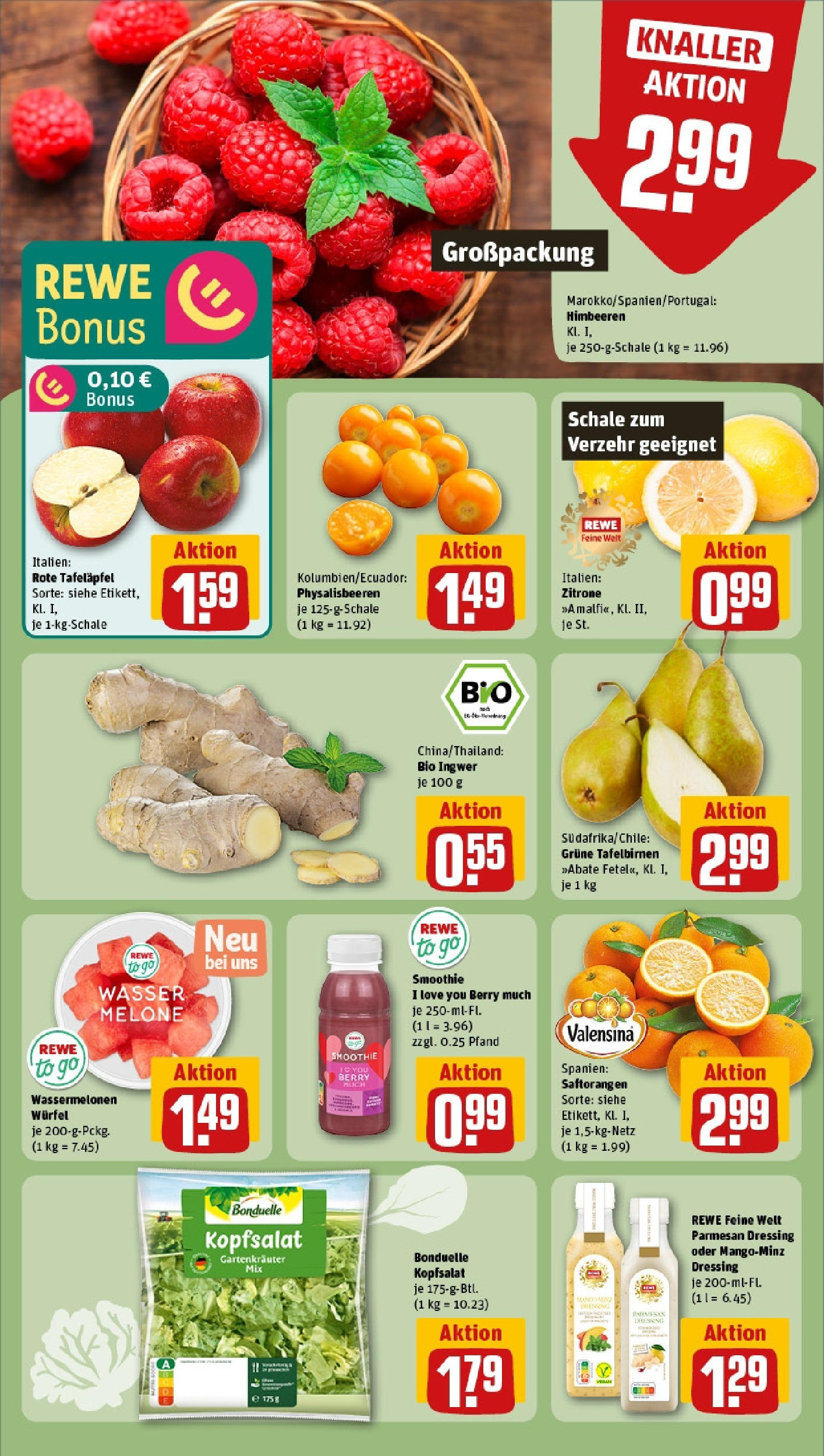 Rewe - Rewe: Wochenangebote (ab 04.05.2025) zum Blättern » Angebote | Seite: 4 | Produkte: Dressing, Valensina, Zitrone, Melone Rewe - Rewe: Wochenangebote (ab 04.05.2025) zum Blättern » Angebote | Seite: 4 | Produkte: Dressing, Valensina, Zitrone, Melone