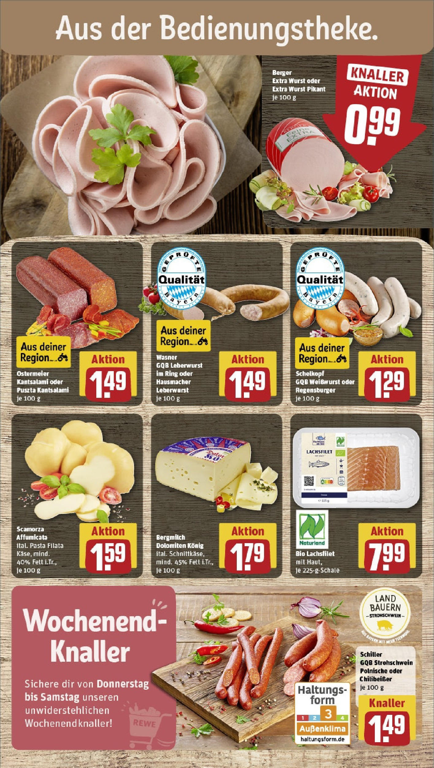 Rewe - Rewe: Wochenangebote (ab 04.05.2025) zum Blättern » Angebote | Seite: 13 | Produkte: Käse, Weißwurst, Wurst, Pasta Rewe - Rewe: Wochenangebote (ab 04.05.2025) zum Blättern » Angebote | Seite: 13 | Produkte: Käse, Weißwurst, Wurst, Pasta