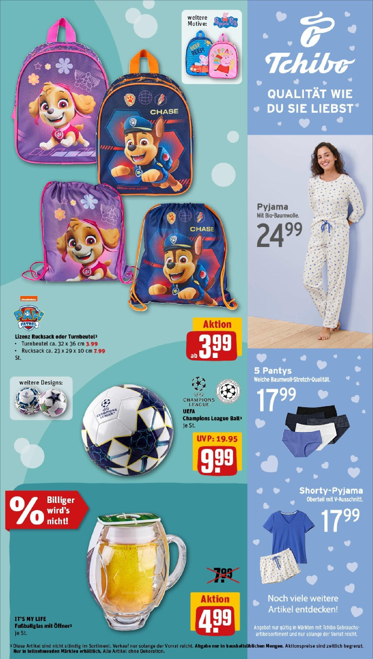 Rewe - Rewe: Wochenangebote (ab 04.05.2025) zum Blättern » Angebote | Seite: 27 | Produkte: Pyjama, Rucksack Rewe - Rewe: Wochenangebote (ab 04.05.2025) zum Blättern » Angebote | Seite: 27 | Produkte: Pyjama, Rucksack