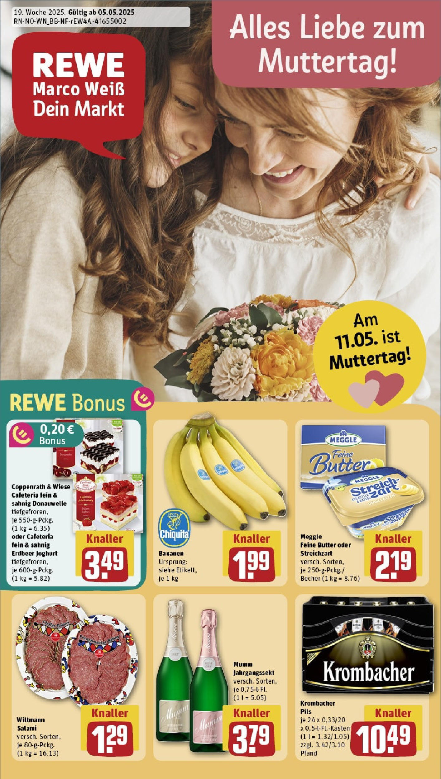 REWE Prospekt ab 05.05.2025 nächste Woche - Bremen Vorschau von dem Prospekt des Geschäftes Rewe, gültig ab dem 05.05.2025