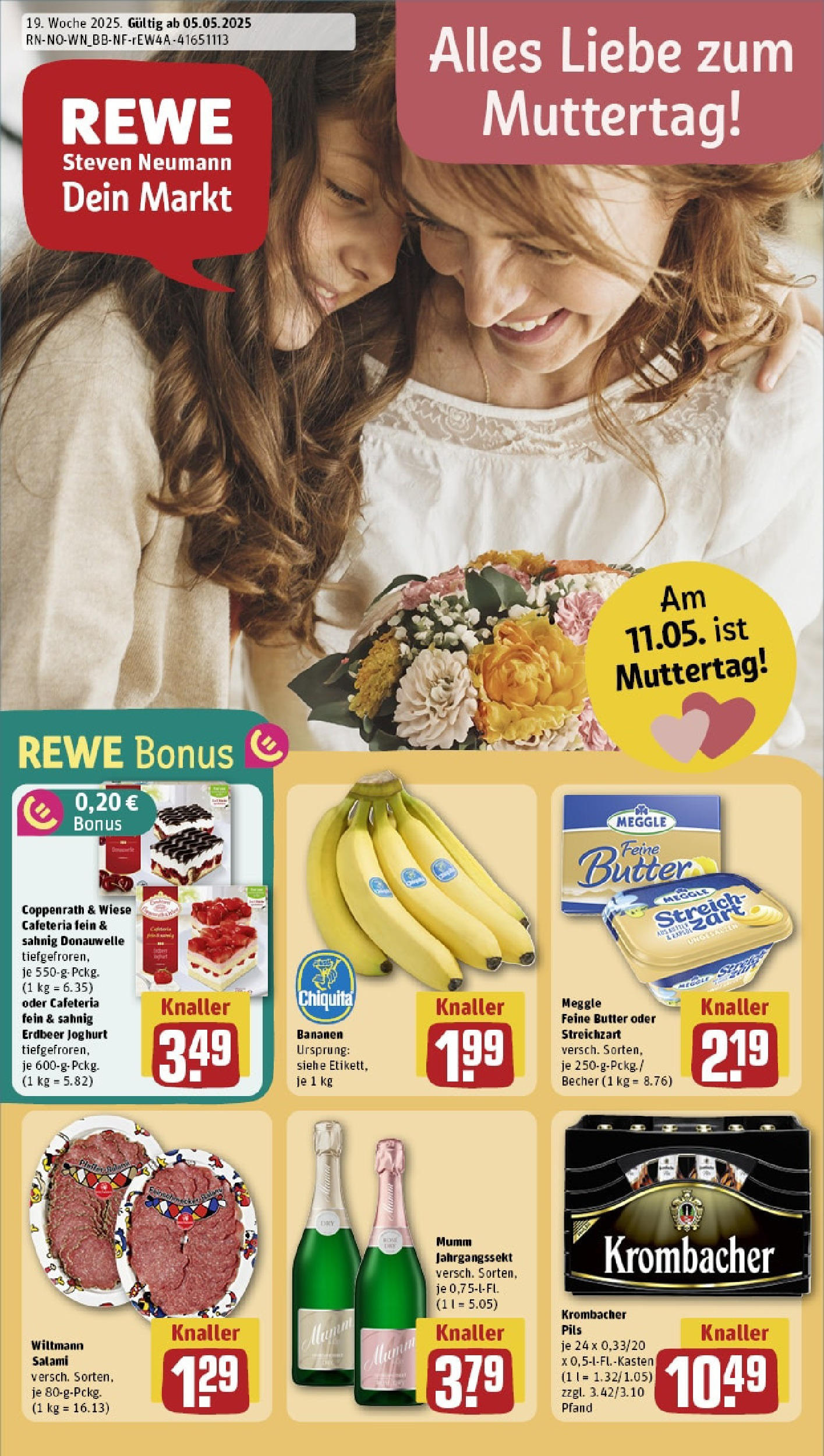 REWE Prospekt ab 05.05.2025 nächste Woche - Bremen Vorschau von dem Prospekt des Geschäftes Rewe, gültig ab dem 05.05.2025