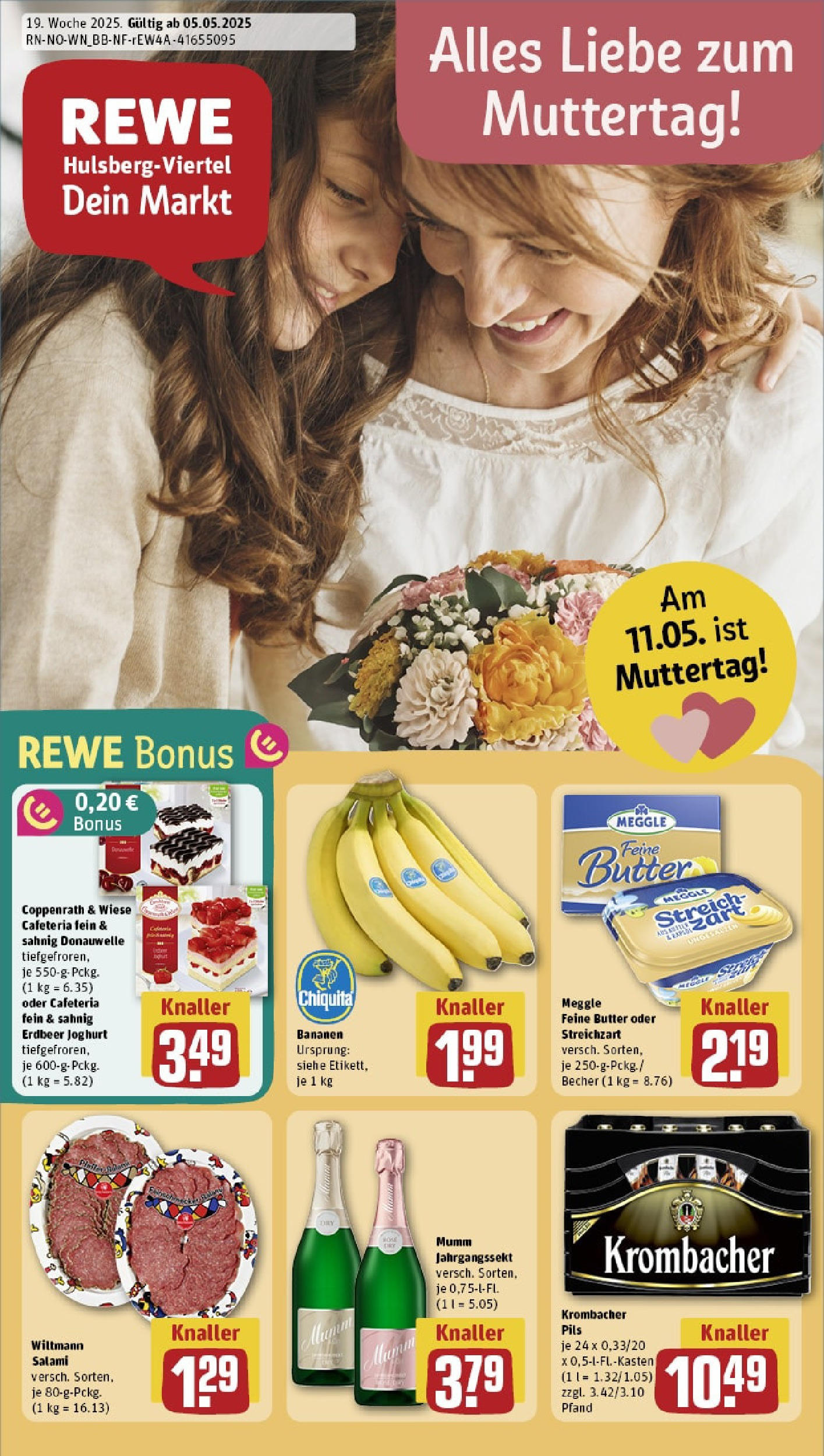 REWE Prospekt ab 05.05.2025 nächste Woche - Bremen Vorschau von dem Prospekt des Geschäftes Rewe, gültig ab dem 05.05.2025