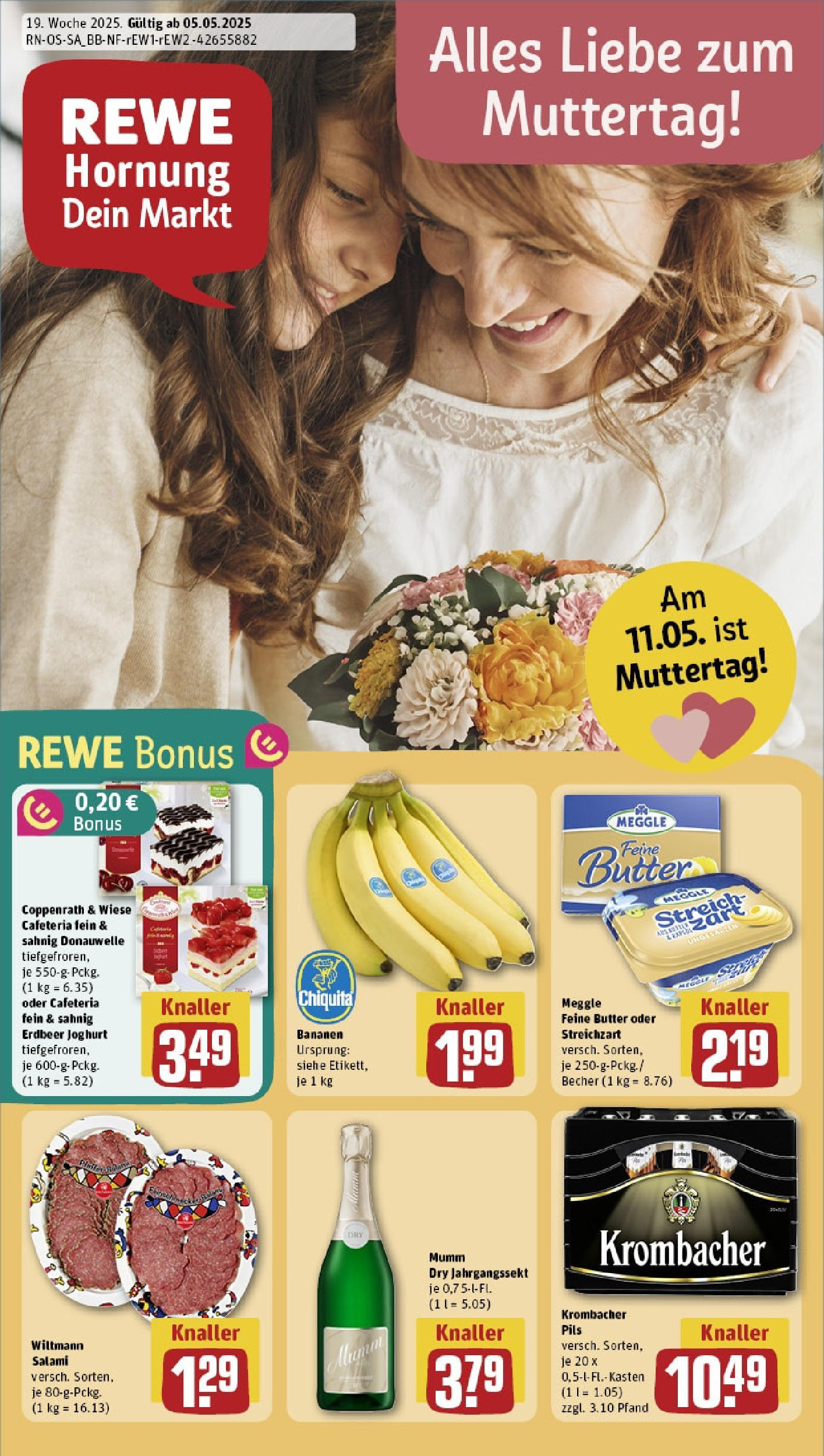 Rewe - Rewe: Wochenangebote (ab 04.05.2025) zum Blättern » Angebote | Seite: 1 | Produkte: Joghurt, Pils, Bananen, Krombacher Rewe - Rewe: Wochenangebote (ab 04.05.2025) zum Blättern » Angebote | Seite: 1 | Produkte: Joghurt, Pils, Bananen, Krombacher