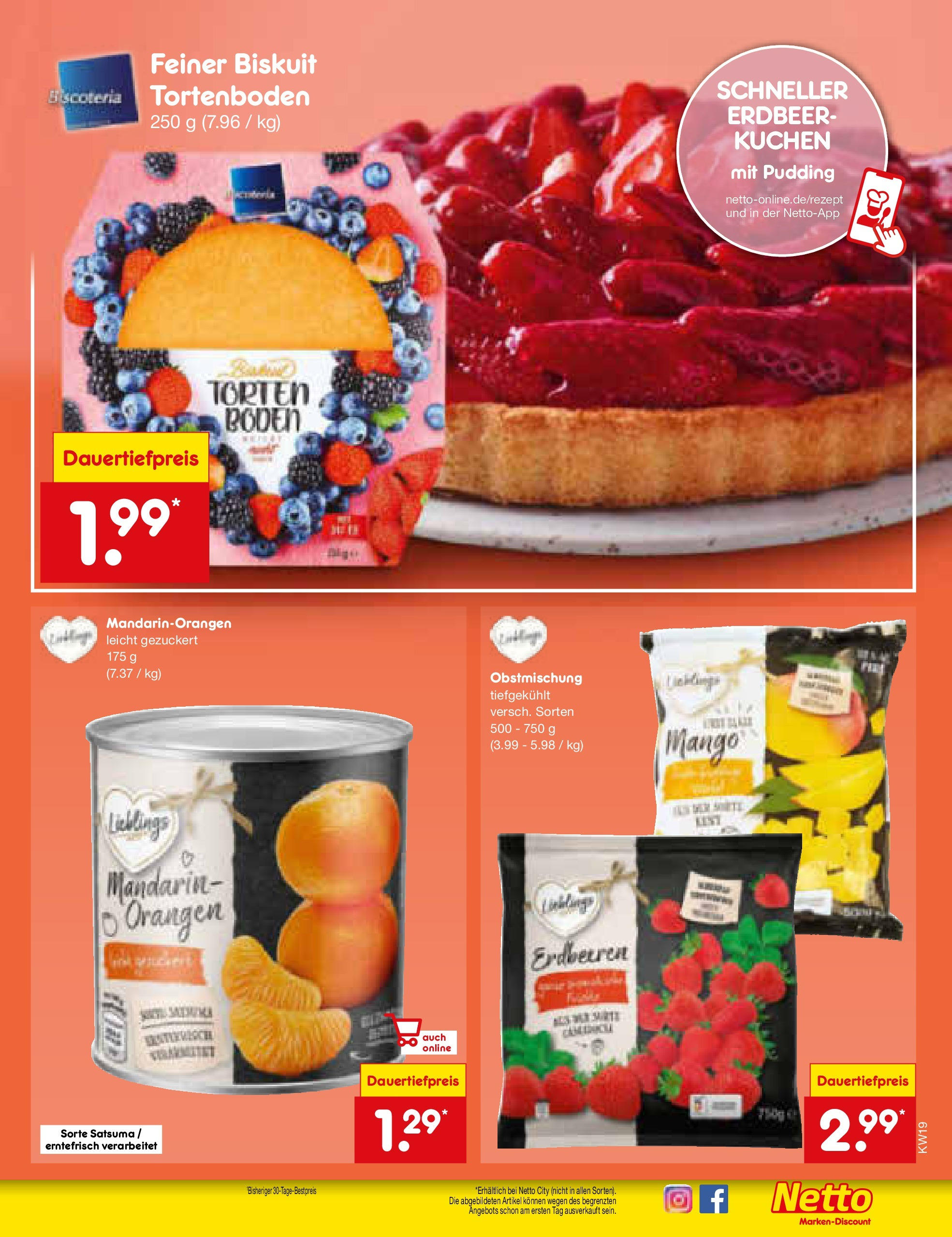 Netto Marken-Discount - Netto: Wochenangebote (ab 04.05.2025) » Angebote | Seite: 25 | Produkte: Orangen, Mango, Kuchen, Erdbeeren Netto Marken-Discount - Netto: Wochenangebote (ab 04.05.2025) » Angebote | Seite: 25 | Produkte: Orangen, Mango, Kuchen, Erdbeeren