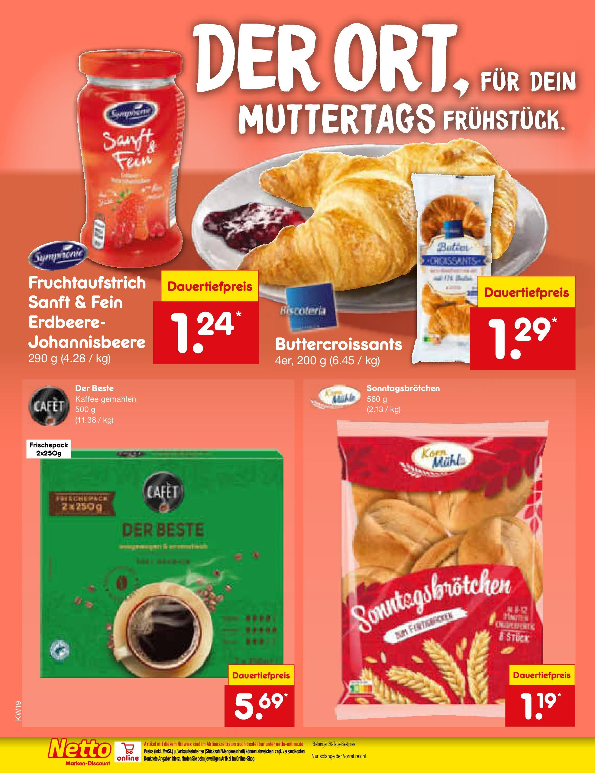 Netto Marken-Discount - Netto: Wochenangebote (ab 04.05.2025) » Angebote | Seite: 26 | Produkte: Kaffee, Croissant Netto Marken-Discount - Netto: Wochenangebote (ab 04.05.2025) » Angebote | Seite: 26 | Produkte: Kaffee, Croissant