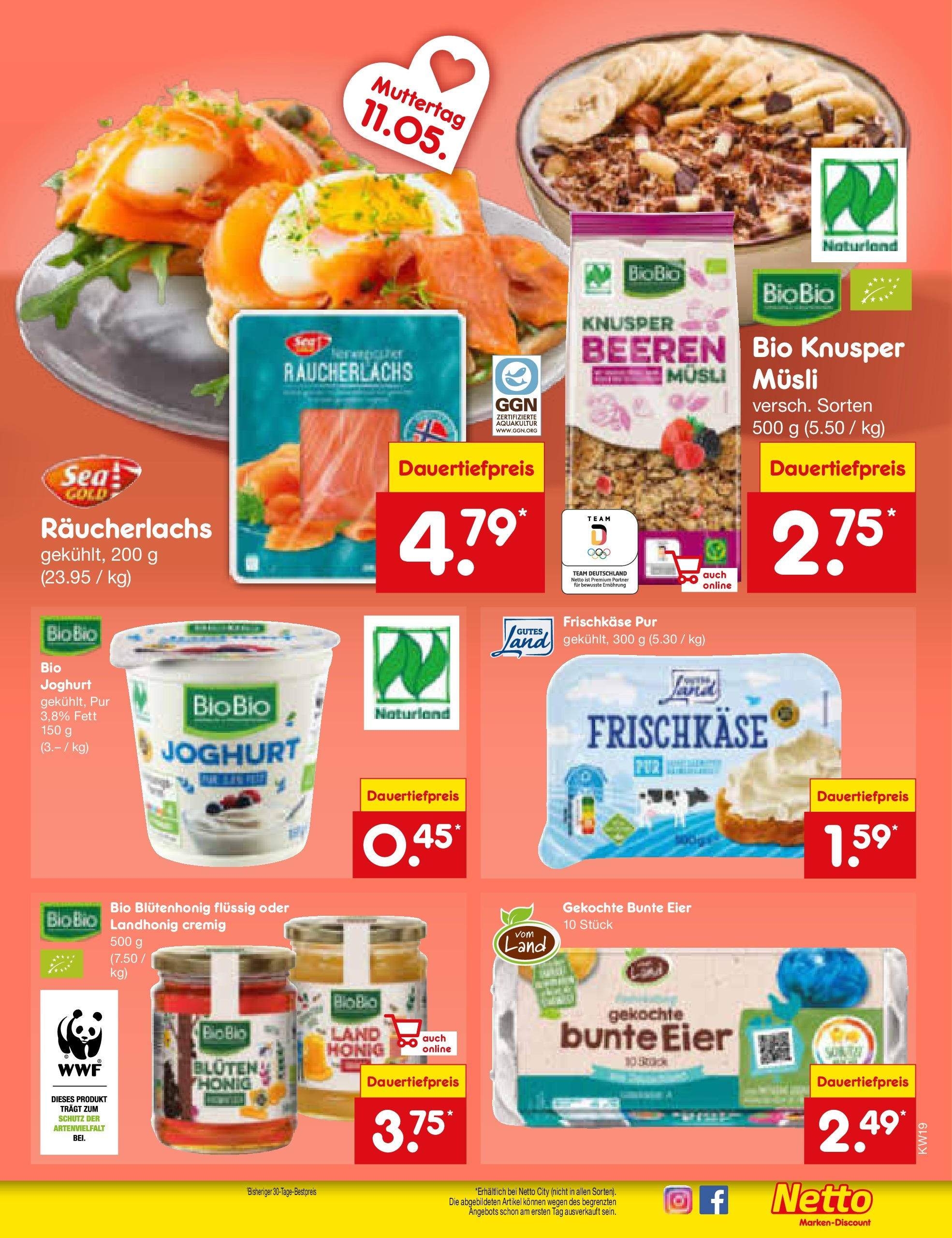 Netto Marken-Discount - Netto: Wochenangebote (ab 04.05.2025) » Angebote | Seite: 27 | Produkte: Musli, Joghurt, Eier, Frischkase Netto Marken-Discount - Netto: Wochenangebote (ab 04.05.2025) » Angebote | Seite: 27 | Produkte: Musli, Joghurt, Eier, Frischkase