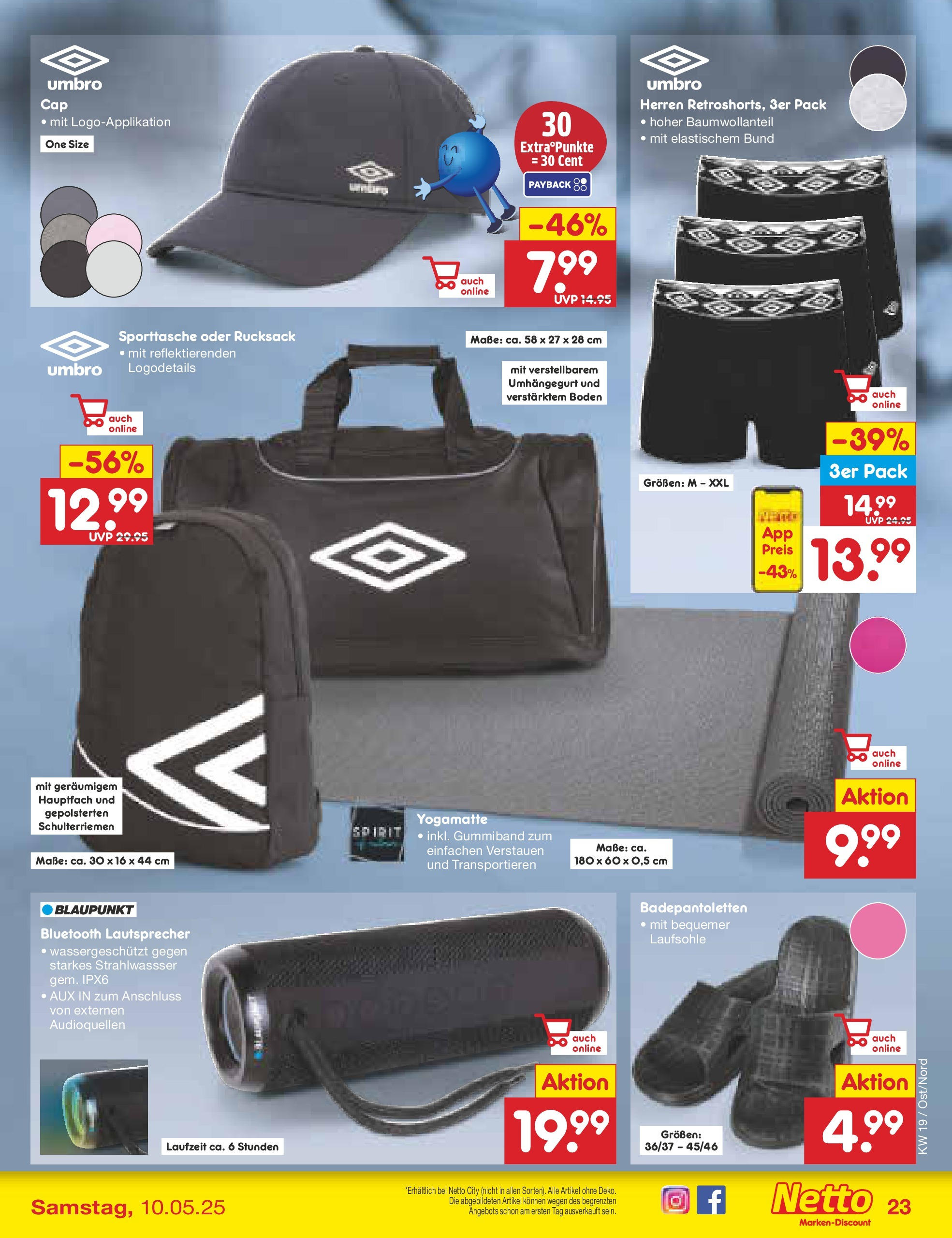 Netto Marken-Discount - Netto: Wochenangebote (ab 04.05.2025) » Angebote | Seite: 45 | Produkte: Lautsprecher, Rucksack Netto Marken-Discount - Netto: Wochenangebote (ab 04.05.2025) » Angebote | Seite: 45 | Produkte: Lautsprecher, Rucksack