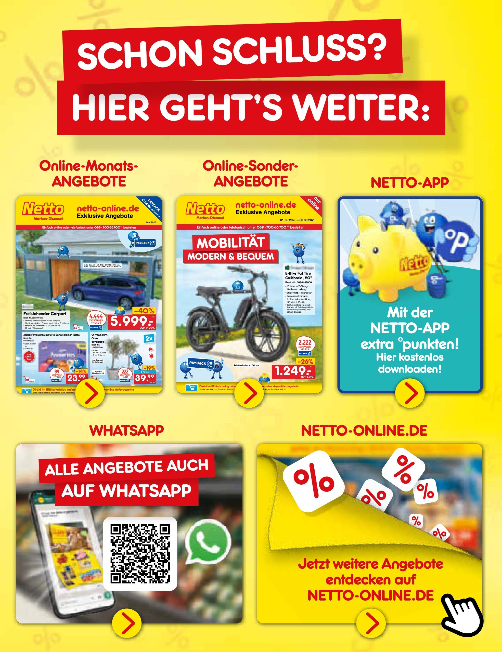 Netto Marken-Discount - Netto: Wochenangebote (ab 04.05.2025) » Angebote | Seite: 67 | Produkte: E-Bike, Milka Netto Marken-Discount - Netto: Wochenangebote (ab 04.05.2025) » Angebote | Seite: 67 | Produkte: E-Bike, Milka