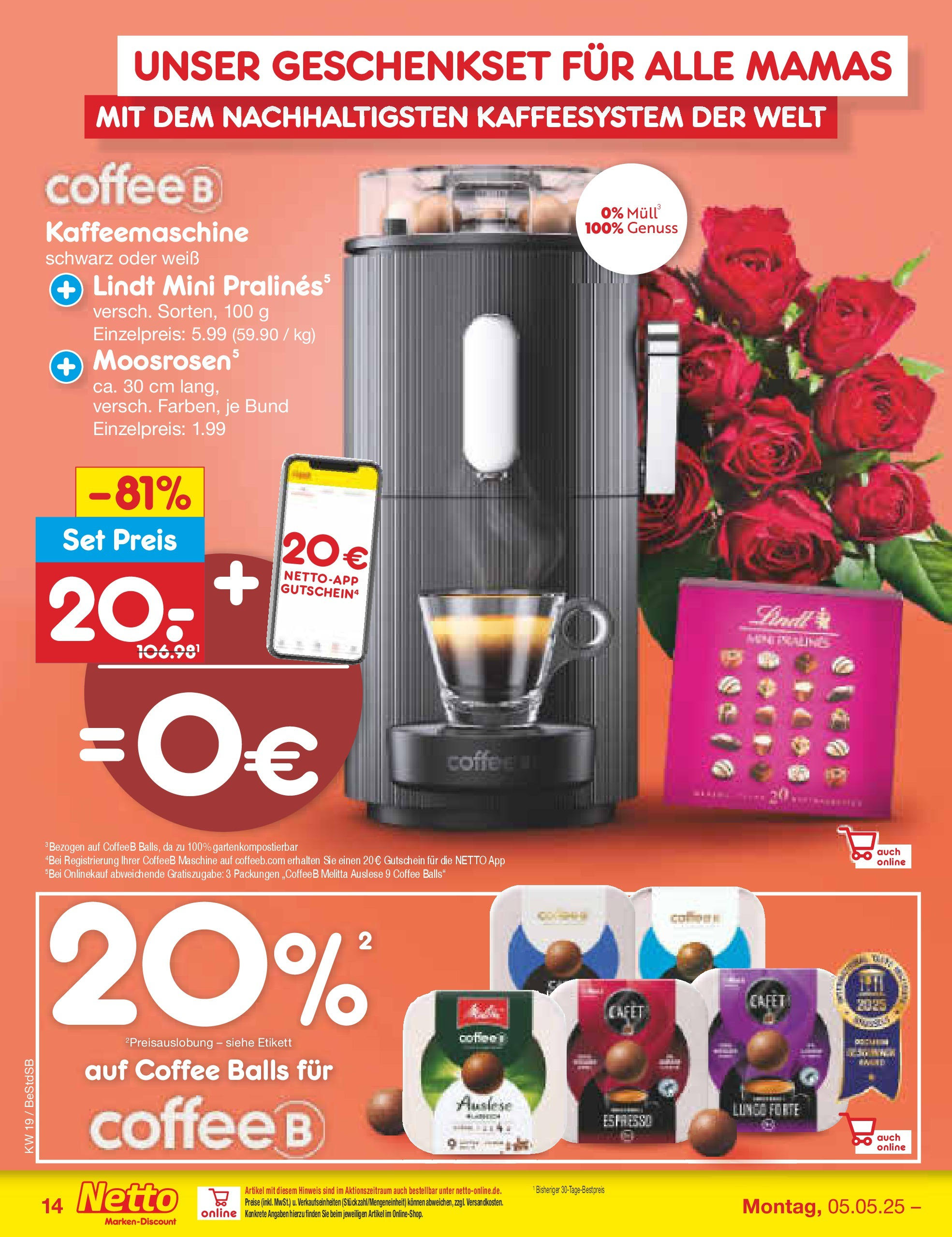 Netto Marken-Discount - Netto: Wochenangebote (ab 04.05.2025) » Angebote | Seite: 16 | Produkte: Melitta, Kaffeemaschine, Lindt Netto Marken-Discount - Netto: Wochenangebote (ab 04.05.2025) » Angebote | Seite: 16 | Produkte: Melitta, Kaffeemaschine, Lindt