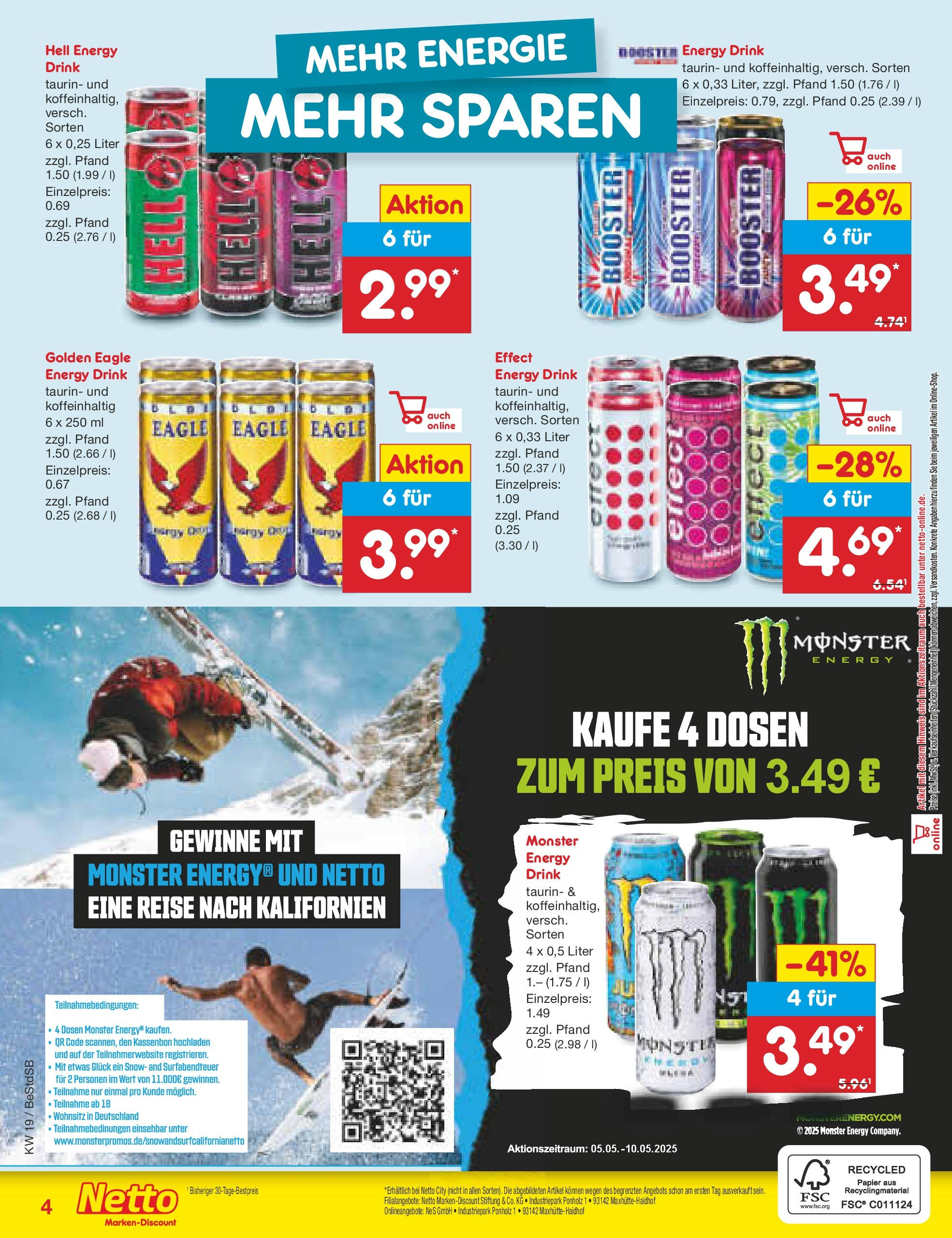 Netto Marken-Discount - Netto: Wochenangebote (ab 04.05.2025) » Angebote | Seite: 31 | Produkte: Energy, Monster Netto Marken-Discount - Netto: Wochenangebote (ab 04.05.2025) » Angebote | Seite: 31 | Produkte: Energy, Monster