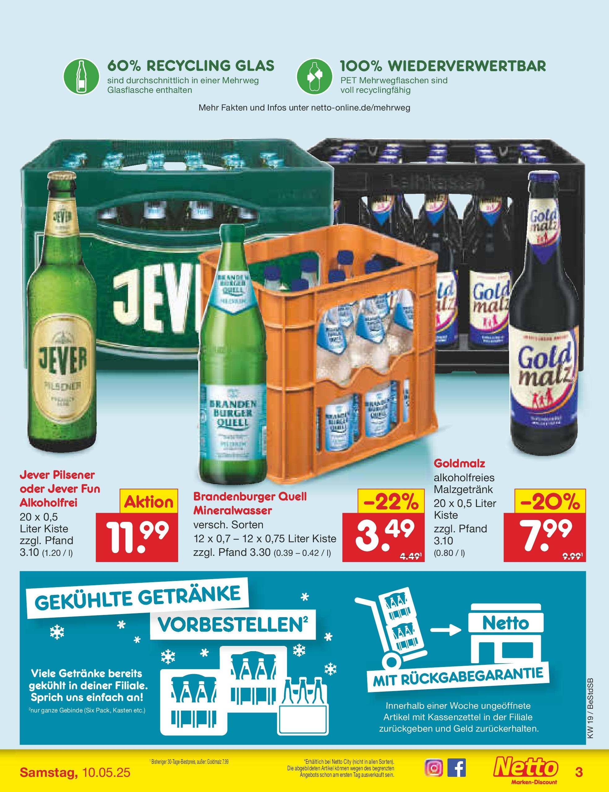 Netto Marken-Discount - Netto: Wochenangebote (ab 04.05.2025) » Angebote | Seite: 33 | Produkte: Burger, Mineralwasser, Jever Netto Marken-Discount - Netto: Wochenangebote (ab 04.05.2025) » Angebote | Seite: 33 | Produkte: Burger, Mineralwasser, Jever