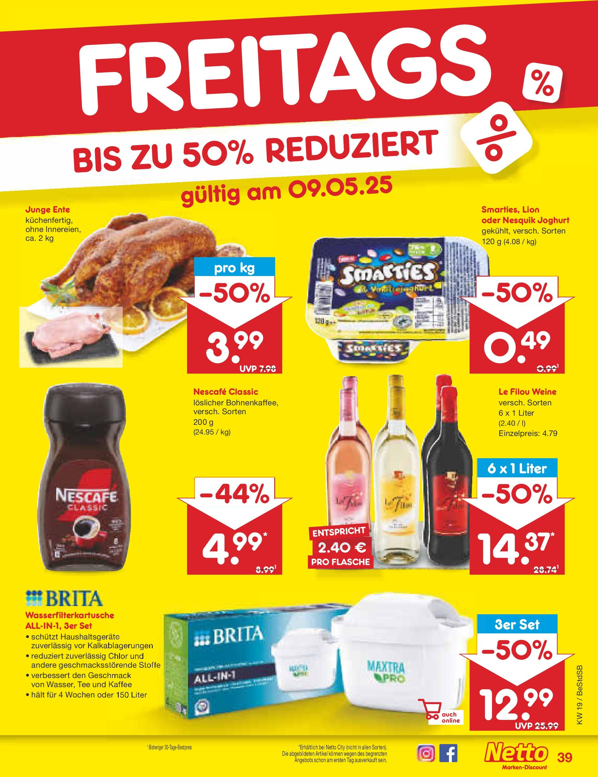 Netto Marken-Discount - Netto: Wochenangebote (ab 04.05.2025) » Angebote | Seite: 65 | Produkte: Nesquik, Joghurt, Kaffee, Tee Netto Marken-Discount - Netto: Wochenangebote (ab 04.05.2025) » Angebote | Seite: 65 | Produkte: Nesquik, Joghurt, Kaffee, Tee