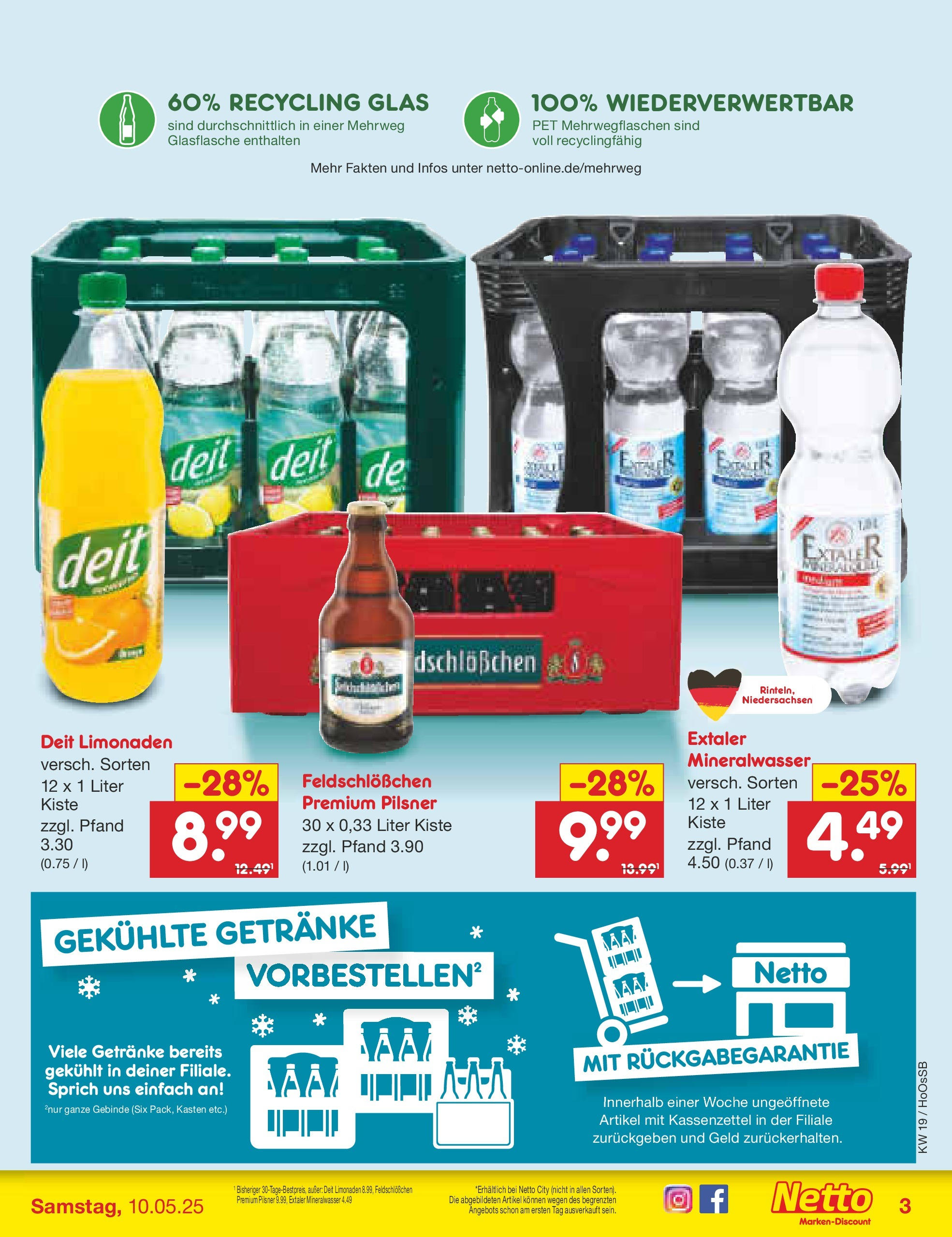 Netto Marken-Discount - Netto: Wochenangebote (ab 05.05.2025) » Angebote | Seite: 33 | Produkte: Mineralwasser Netto Marken-Discount - Netto: Wochenangebote (ab 05.05.2025) » Angebote | Seite: 33 | Produkte: Mineralwasser
