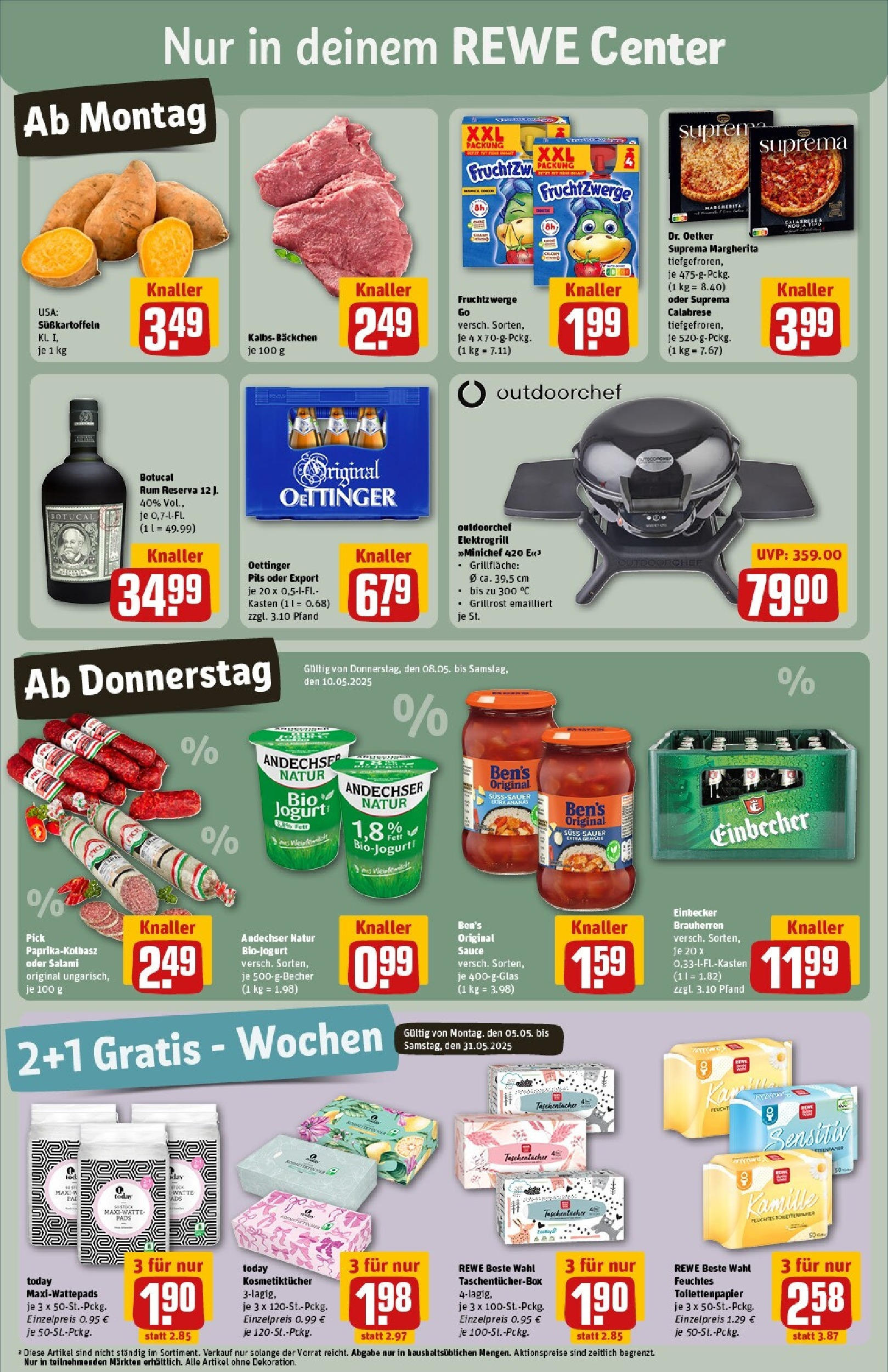 Rewe - Rewe: Wochenangebote (ab 04.05.2025) zum Blättern » Angebote | Seite: 3 | Produkte: Grill, Rum, Ananas, Feuchtes Toilettenpapier Rewe - Rewe: Wochenangebote (ab 04.05.2025) zum Blättern » Angebote | Seite: 3 | Produkte: Grill, Rum, Ananas, Feuchtes Toilettenpapier