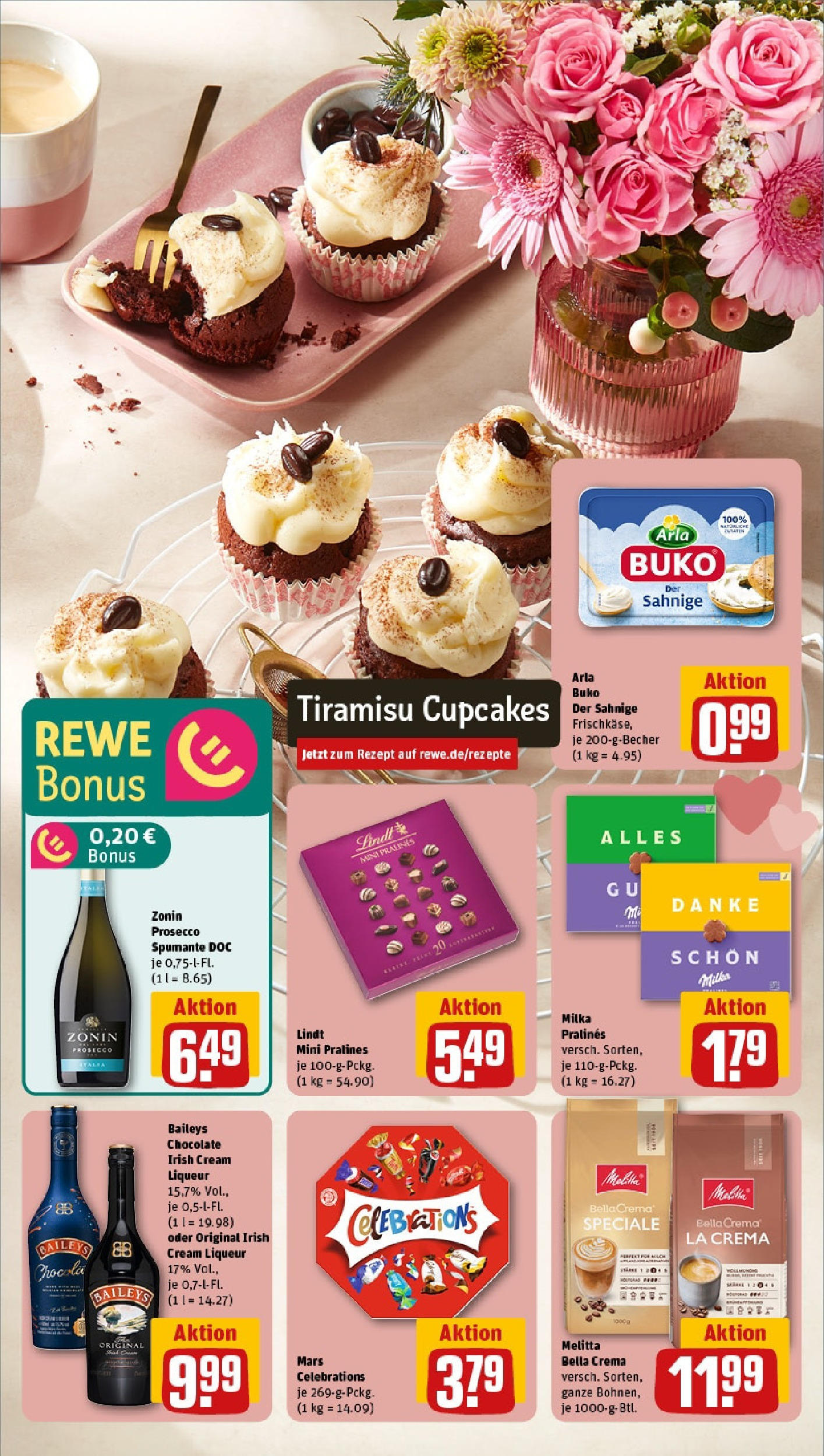 Rewe - Rewe: Wochenangebote (ab 04.05.2025) zum Blättern » Angebote | Seite: 5 | Produkte: Melitta, Celebrations, Prosecco, Arla buko