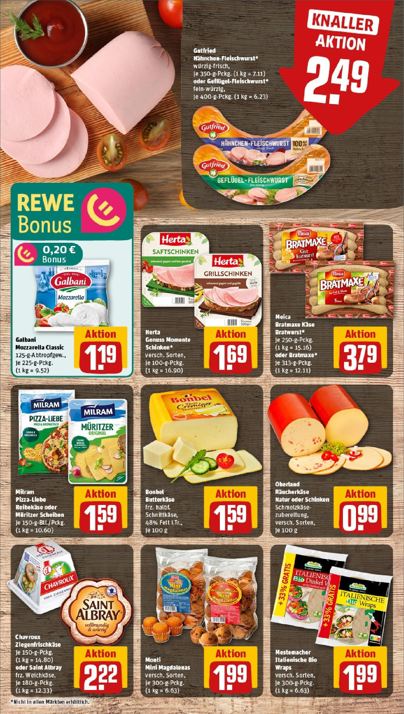 Rewe - Rewe: Wochenangebote (ab 04.05.2025) zum Blättern » Angebote | Seite: 11 | Produkte: Käse, Meica, Milram, Reibekase
