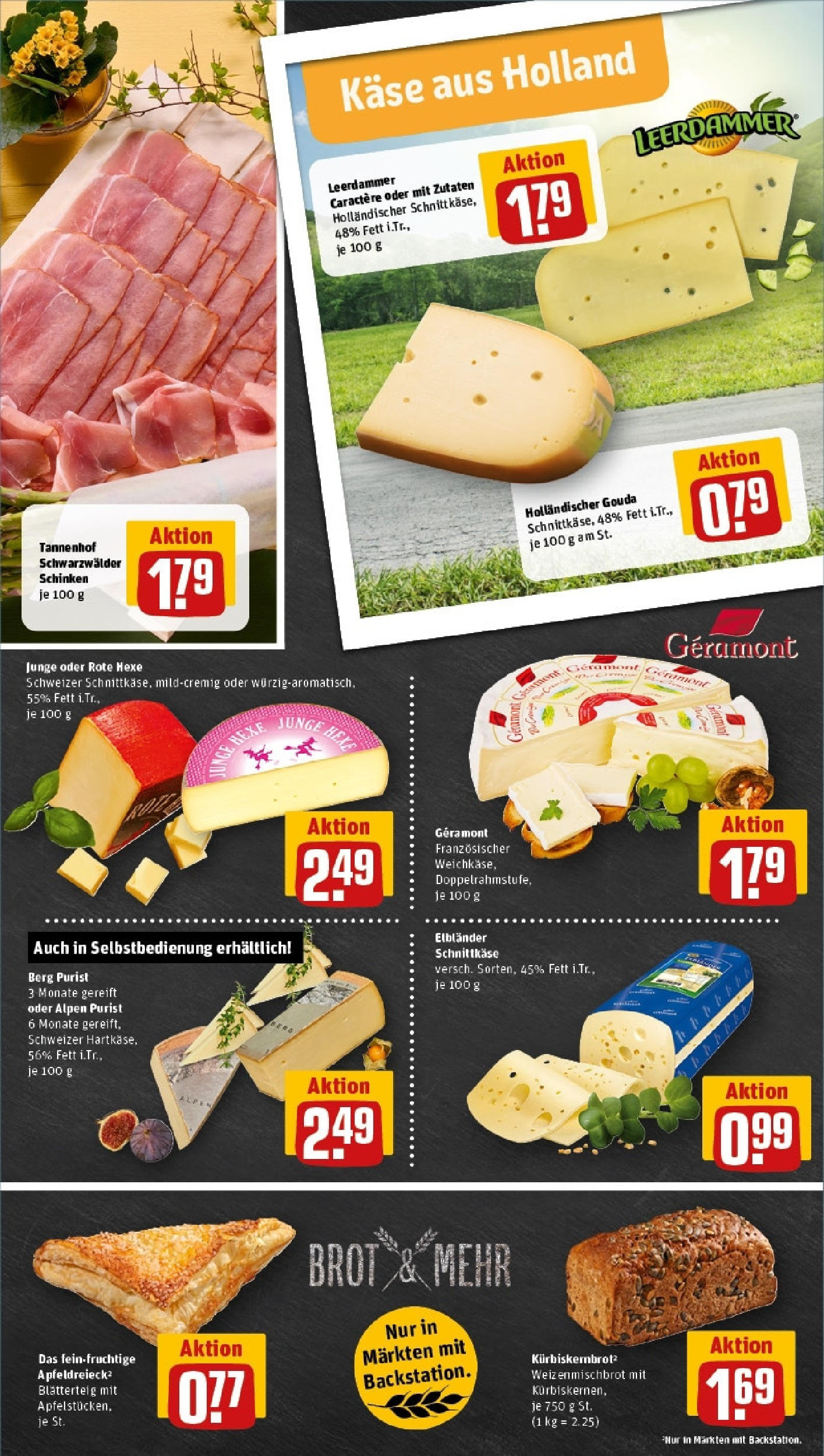 Rewe - Rewe: Wochenangebote (ab 04.05.2025) zum Blättern » Angebote | Seite: 9 | Produkte: Gouda, Apple, Brot, Schinken Rewe - Rewe: Wochenangebote (ab 04.05.2025) zum Blättern » Angebote | Seite: 9 | Produkte: Gouda, Apple, Brot, Schinken