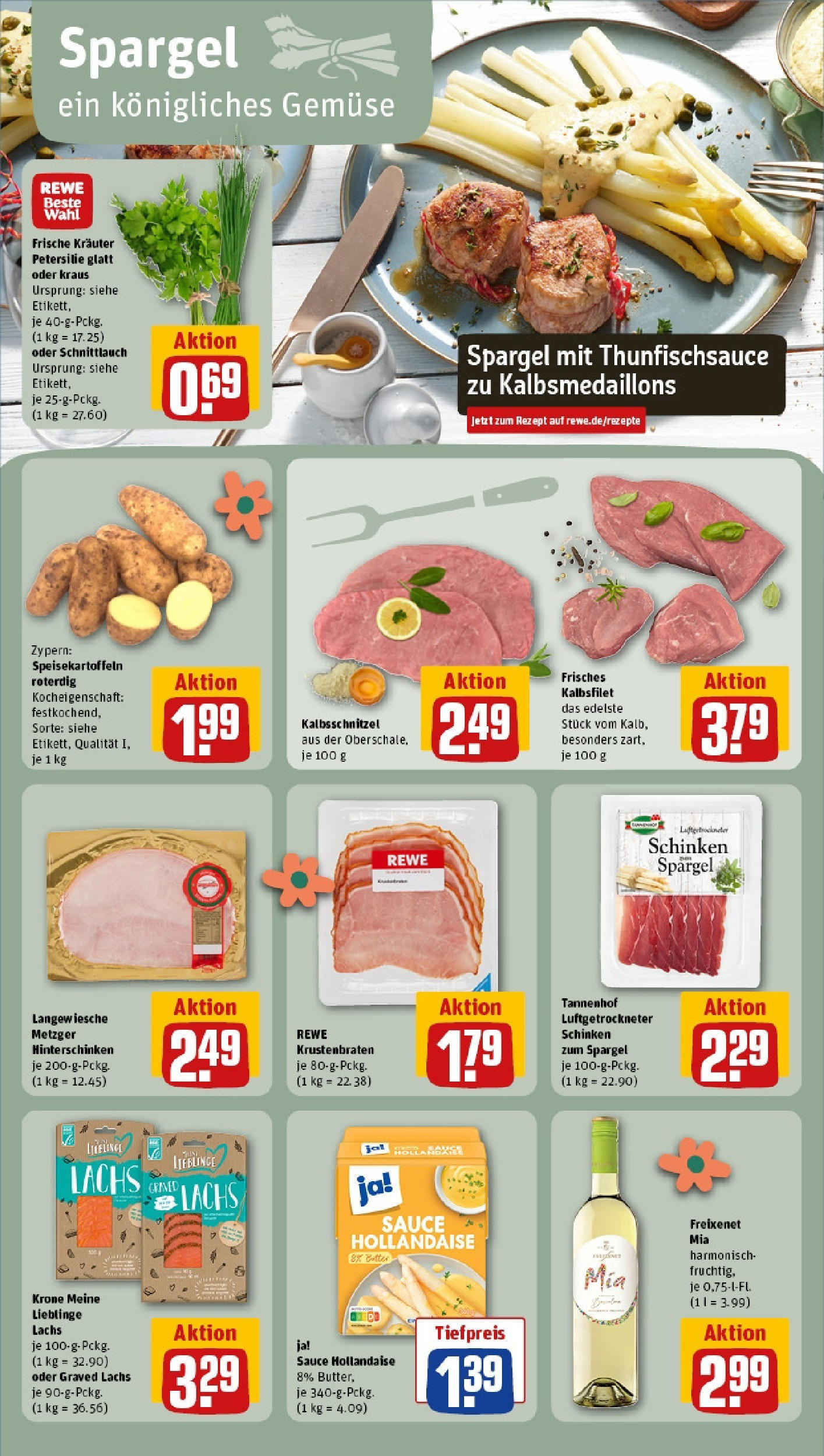 Rewe - Rewe: Wochenangebote (ab 04.05.2025) zum Blättern » Angebote | Seite: 19 | Produkte: Lachs, Gemüse, Petersilie, Schinken Rewe - Rewe: Wochenangebote (ab 04.05.2025) zum Blättern » Angebote | Seite: 19 | Produkte: Lachs, Gemüse, Petersilie, Schinken