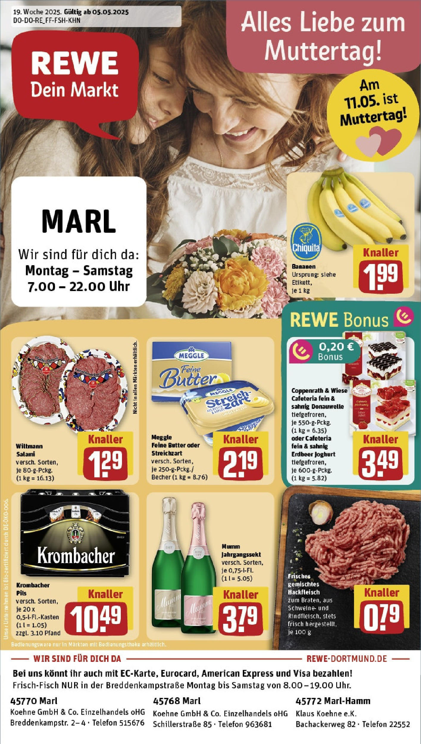 Rewe - Rewe: Wochenangebote (ab 04.05.2025) zum Blättern » Angebote | Seite: 1 | Produkte: Butter, Joghurt, Pils, Salami Rewe - Rewe: Wochenangebote (ab 04.05.2025) zum Blättern » Angebote | Seite: 1 | Produkte: Butter, Joghurt, Pils, Salami