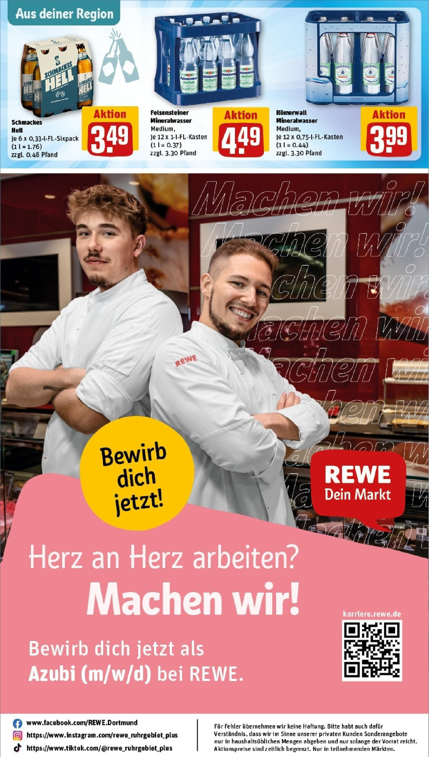 Rewe - Rewe: Wochenangebote (ab 04.05.2025) zum Blättern » Angebote | Seite: 35 | Produkte: Mineralwasser Rewe - Rewe: Wochenangebote (ab 04.05.2025) zum Blättern » Angebote | Seite: 35 | Produkte: Mineralwasser