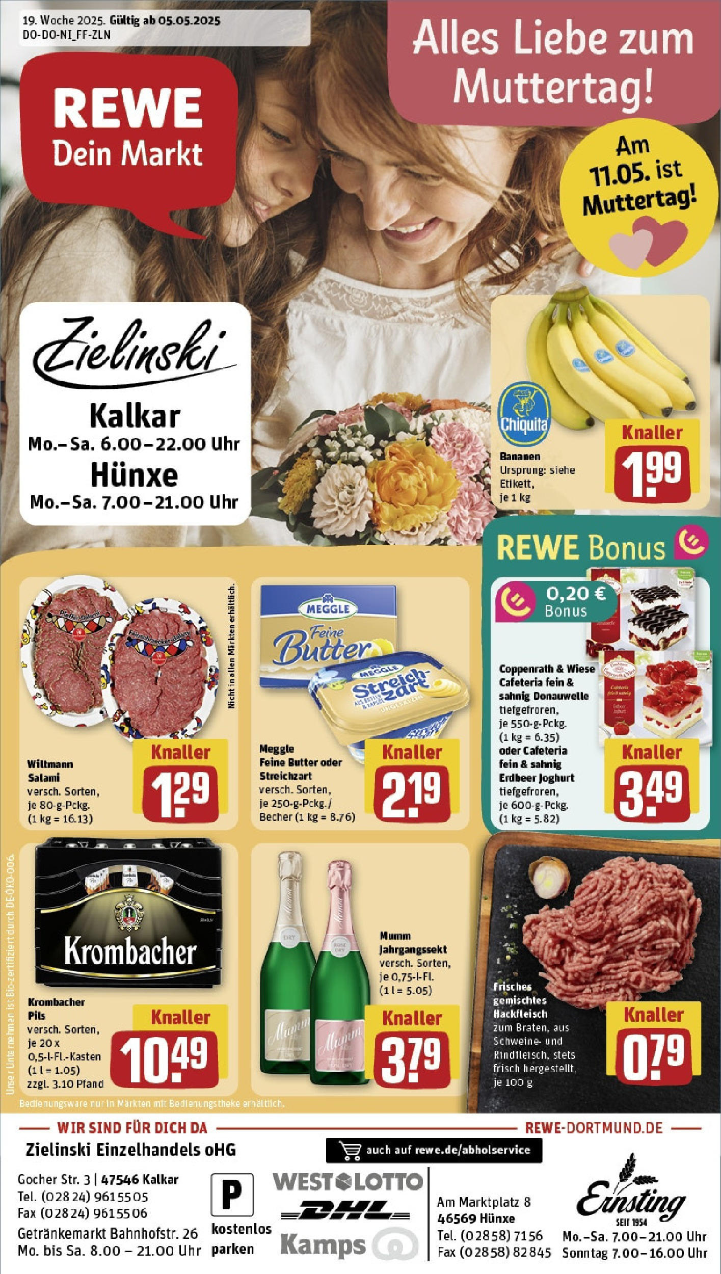 REWE Prospekt ab 04.05.2025 nächste Woche Rewe Wochenangebote