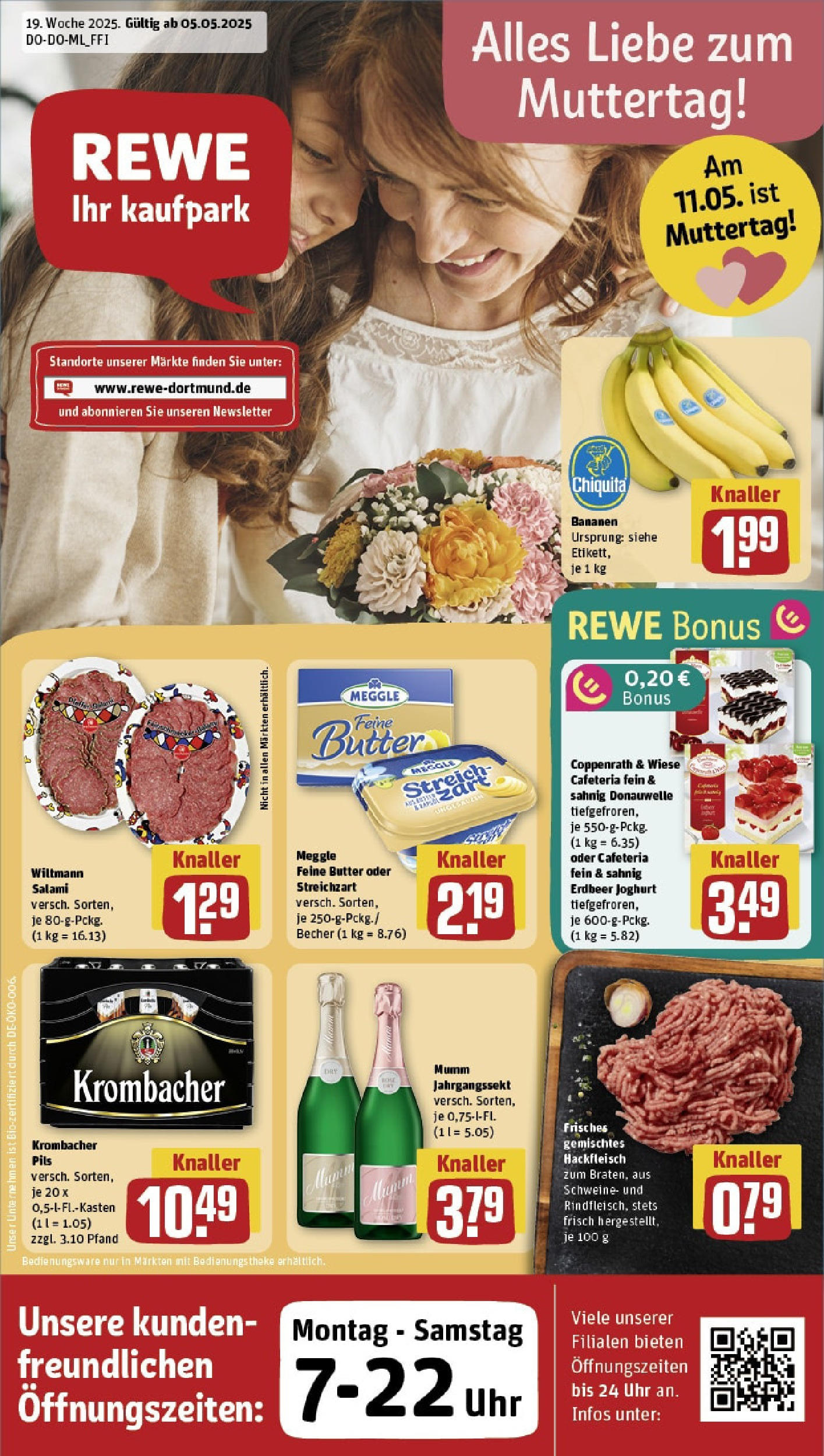 Rewe - Rewe: Wochenangebote (ab 04.05.2025) zum Blättern » Angebote | Seite: 1 | Produkte: Joghurt, Theke, Bananen, Krombacher Rewe - Rewe: Wochenangebote (ab 04.05.2025) zum Blättern » Angebote | Seite: 1 | Produkte: Joghurt, Theke, Bananen, Krombacher