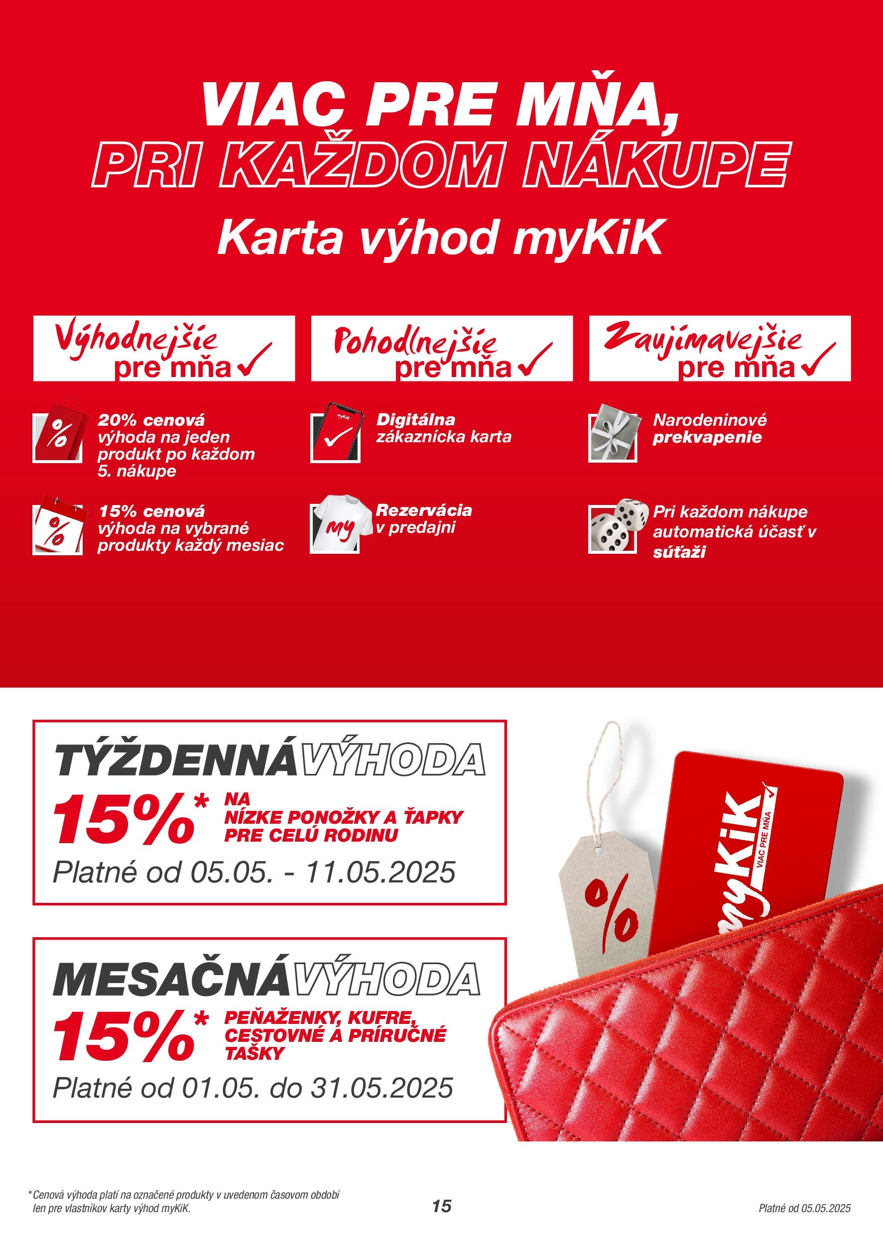 Kik - KiK leták platný do 11.05.2025 od 04.05.2025 → Aktuálny textil výpredaj online | Strana: 15 | Produkty: Ponožky Kik - KiK leták platný do 11.05.2025 od 04.05.2025 → Aktuálny textil výpredaj online | Strana: 15 | Produkty: Ponožky