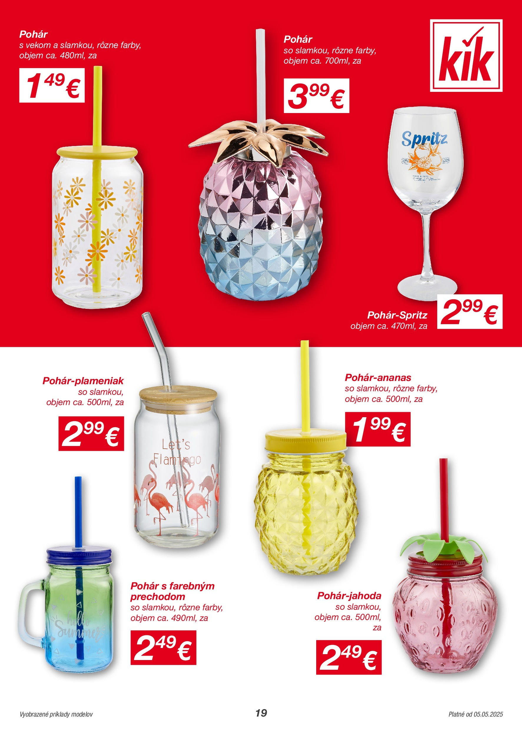 Kik - KiK leták platný do 11.05.2025 od 04.05.2025 → Aktuálny textil výpredaj online | Strana: 19 Kik - KiK leták platný do 11.05.2025 od 04.05.2025 → Aktuálny textil výpredaj online | Strana: 19