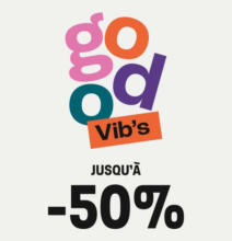 Good vib's : vêtements femme et homme -50%