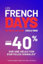 BHV Exclusivité web : du 30 Avril au 7 Mai, jusqu'à -40% sur une sélection d'articles signalés. Voir conditions. - au 07.05.2025