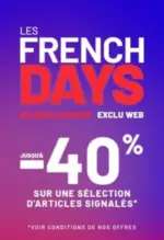 BHV Exclusivité web : du 30 Avril au 7 Mai, jusqu'à -40% sur une sélection d'articles signalés. Voir conditions. - au 07.05.2025