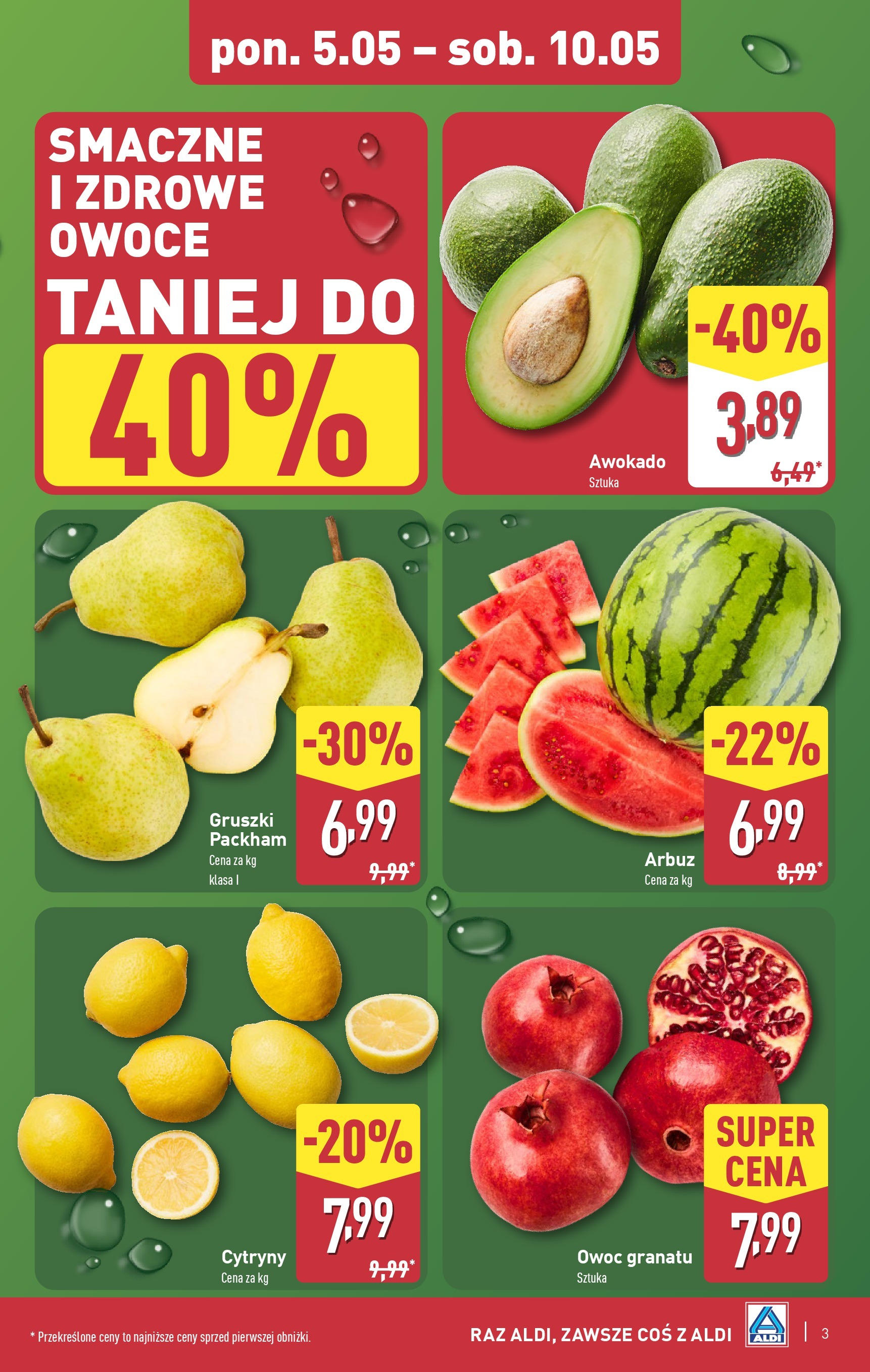 Aldi - ALDI Gazetka Food ważna do 10.05 od 04.05.2025 | Nowa PDF gazetka | Strona: 3 Aldi - ALDI Gazetka Food ważna do 10.05 od 04.05.2025 - Ulotka PDF, promocje | Strona: 3
