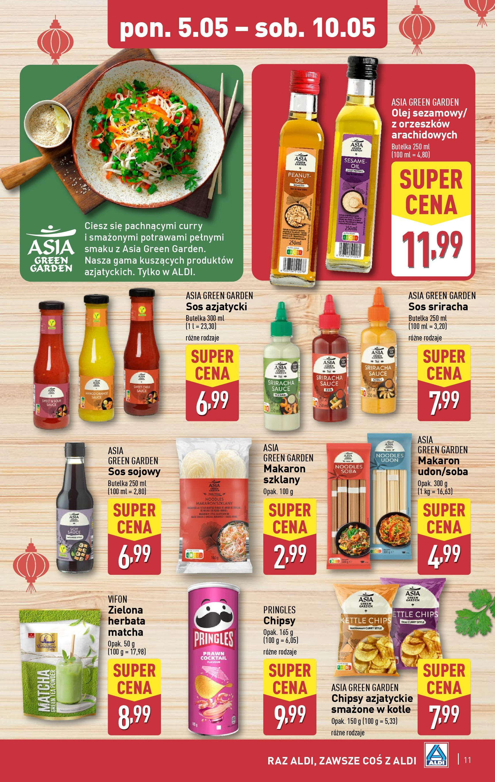 Aldi - ALDI Gazetka Food ważna do 10.05 od 04.05.2025 | Nowa PDF gazetka | Strona: 11 Aldi - ALDI Gazetka Food ważna do 10.05 od 04.05.2025 - Ulotka PDF, promocje | Strona: 11