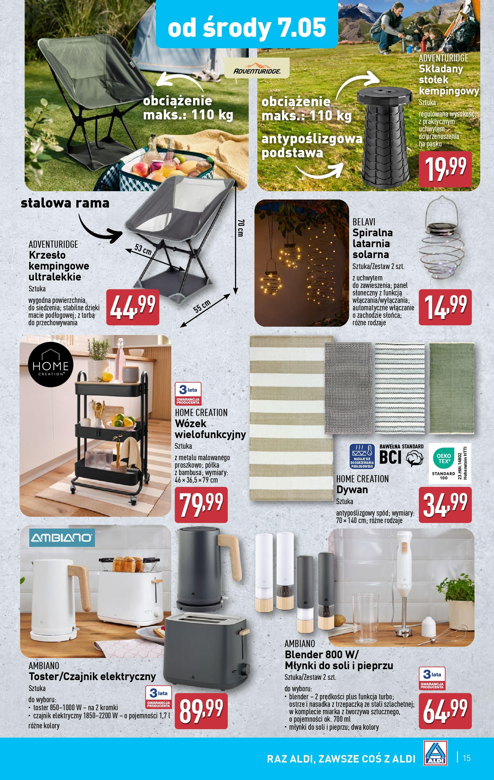 Aldi - ALDI Gazetka Food ważna do 10.05 od 04.05.2025 | Nowa PDF gazetka | Strona: 15 Aldi - ALDI Gazetka Food ważna do 10.05 od 04.05.2025 - Ulotka PDF, promocje | Strona: 15