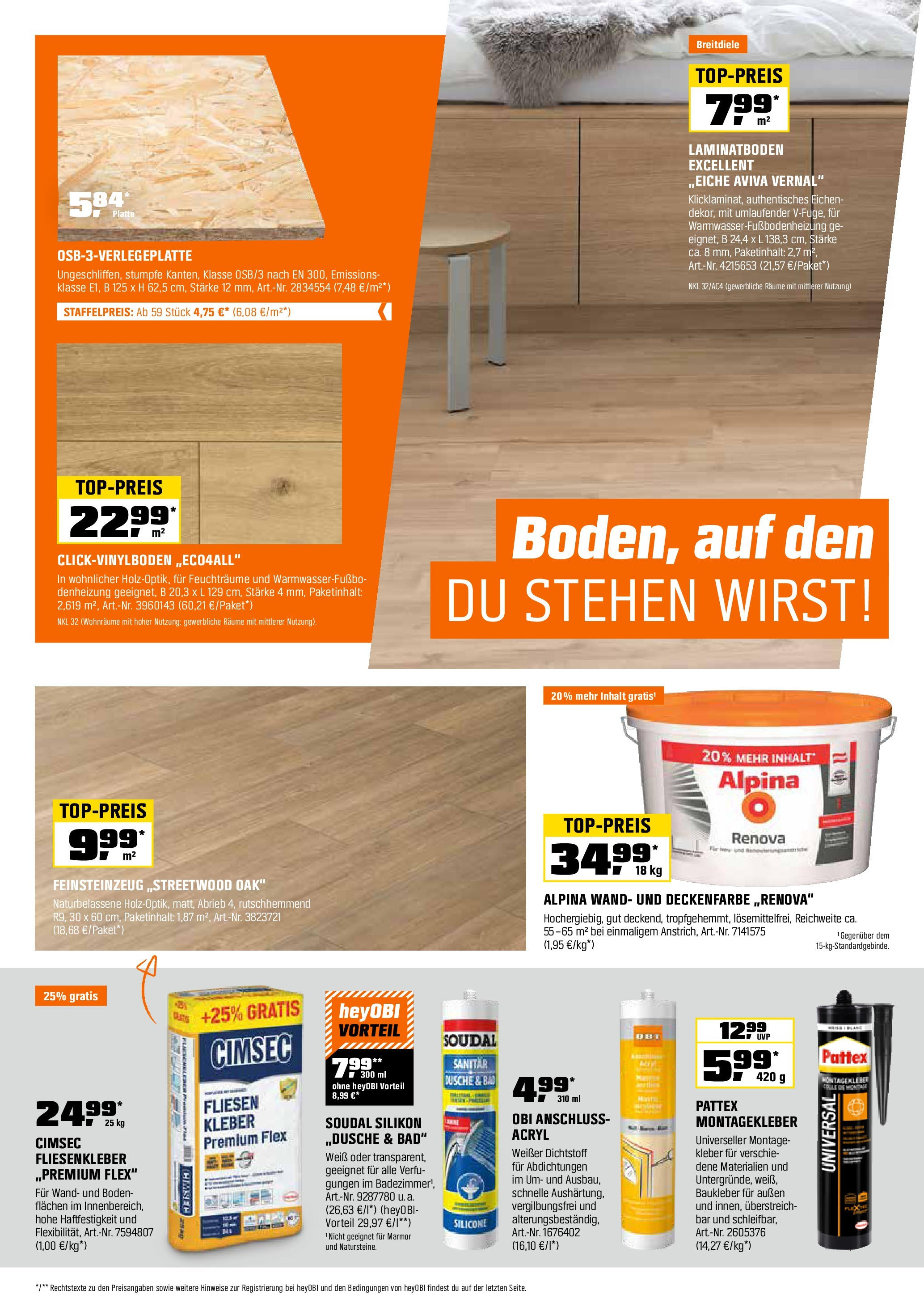 OBI Flugblatt von 30.04.2025 - Aktuelle Angebote | Seite: 20 | Produkte: Bad, Dusche