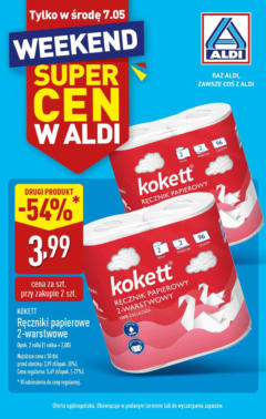 Pogląd oferty "Aldi - ALDI Oferta tylko w środe 07.05" - ważna od 06.05.2025