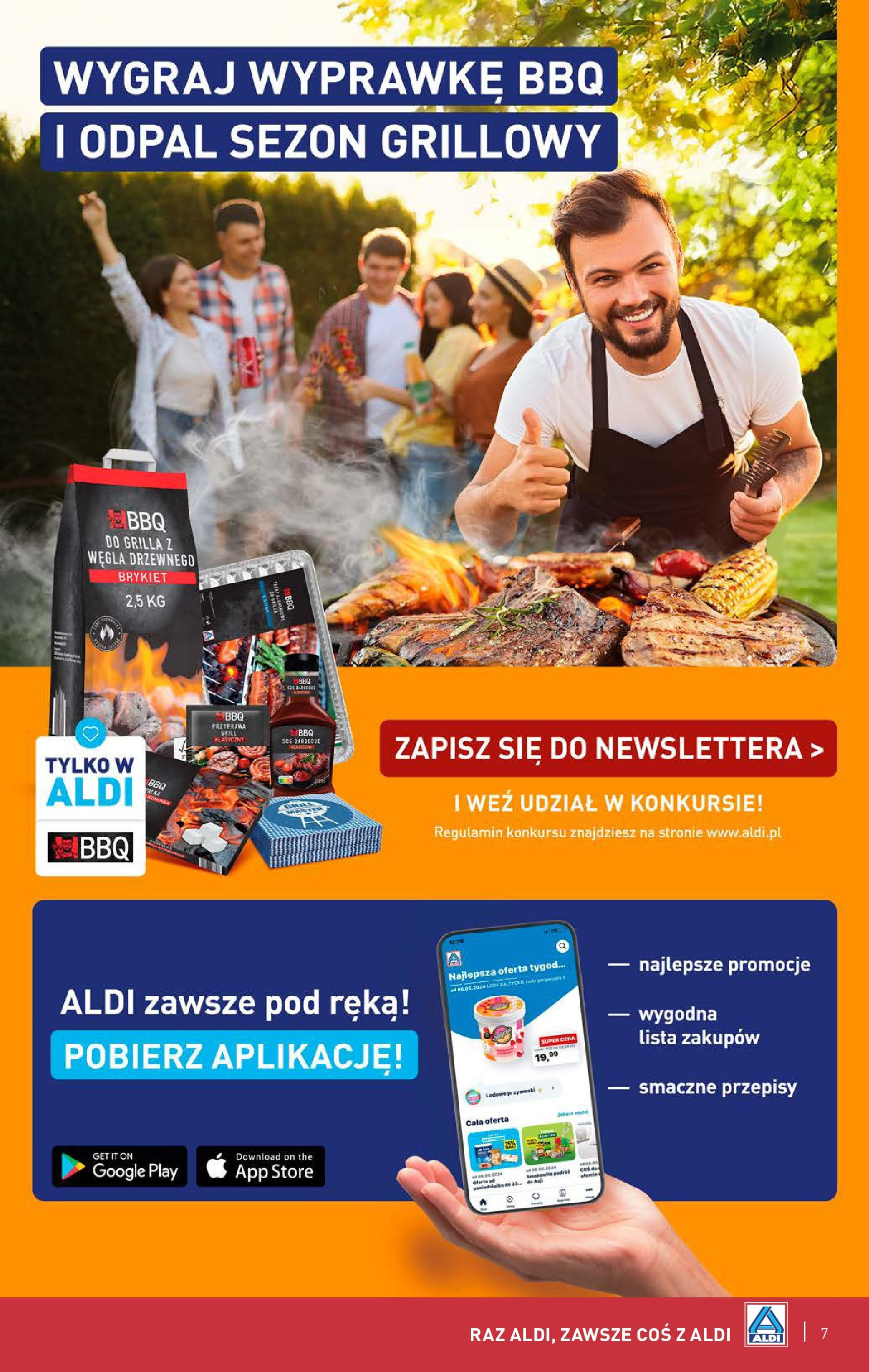 Aldi Gazetka - Okazje na weekend od 08.05.2025 - Ulotka PDF, promocje | Strona: 7 | Produkty: Grill, Sos