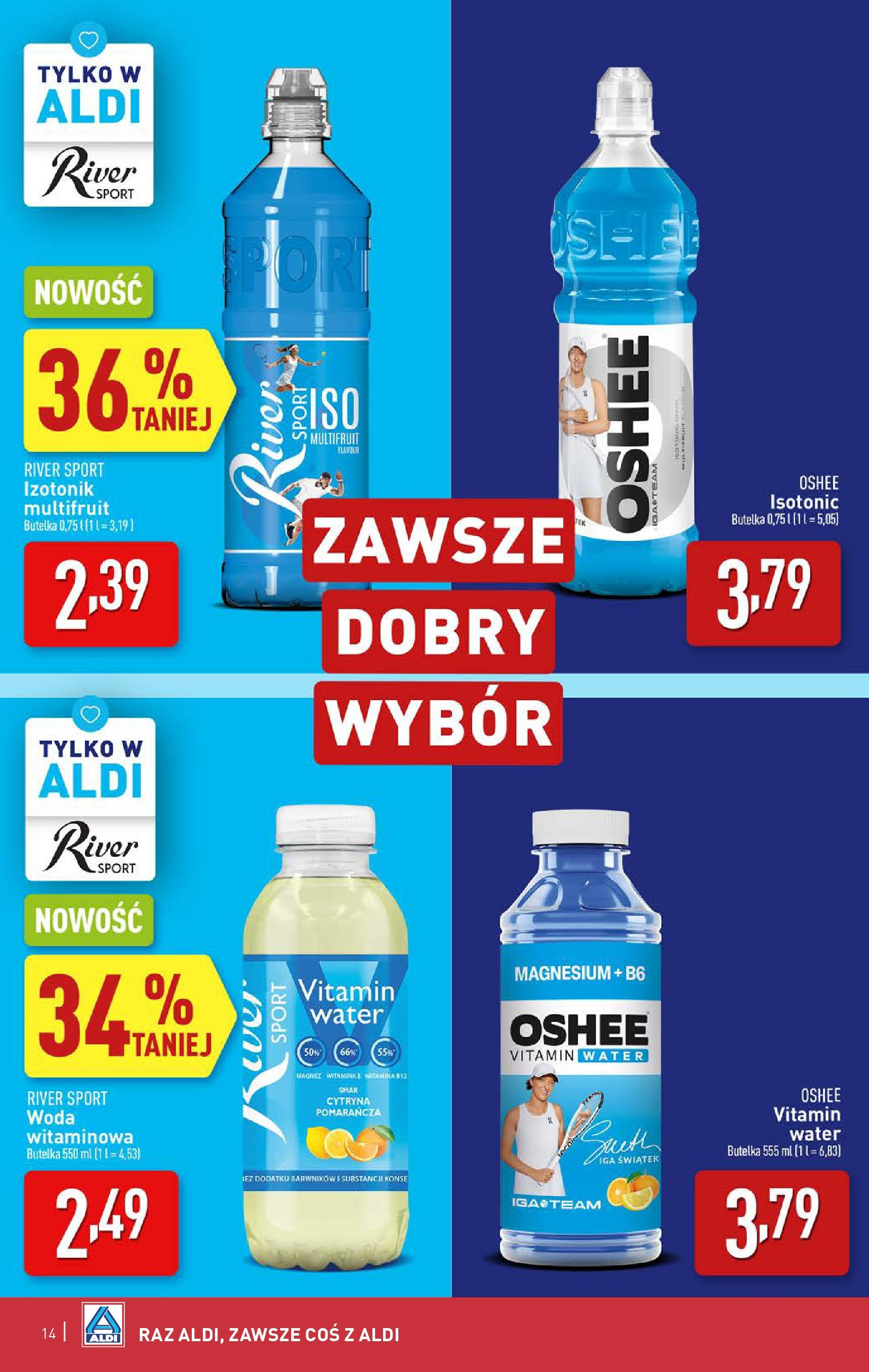 Aldi Gazetka - Okazje na weekend od 08.05.2025 - Ulotka PDF, promocje | Strona: 14 | Produkty: Cytryna, Woda