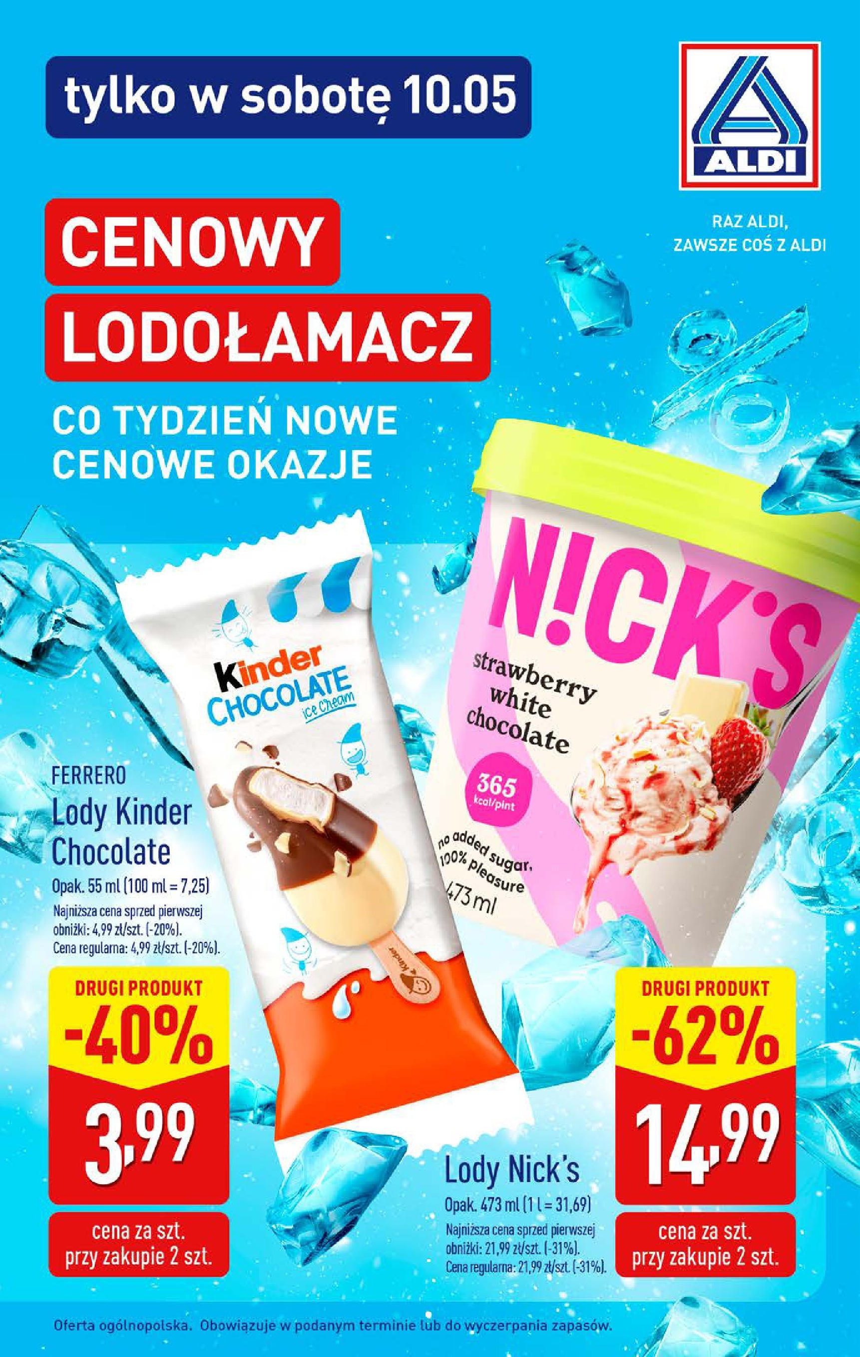 Aldi Gazetka - Okazje na weekend od 08.05.2025 - Ulotka PDF, promocje | Strona: 17 | Produkty: Lody