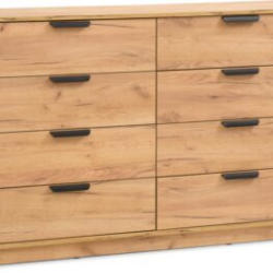 JYSK Comodă JENSLEV 4+4 sertare stejar
