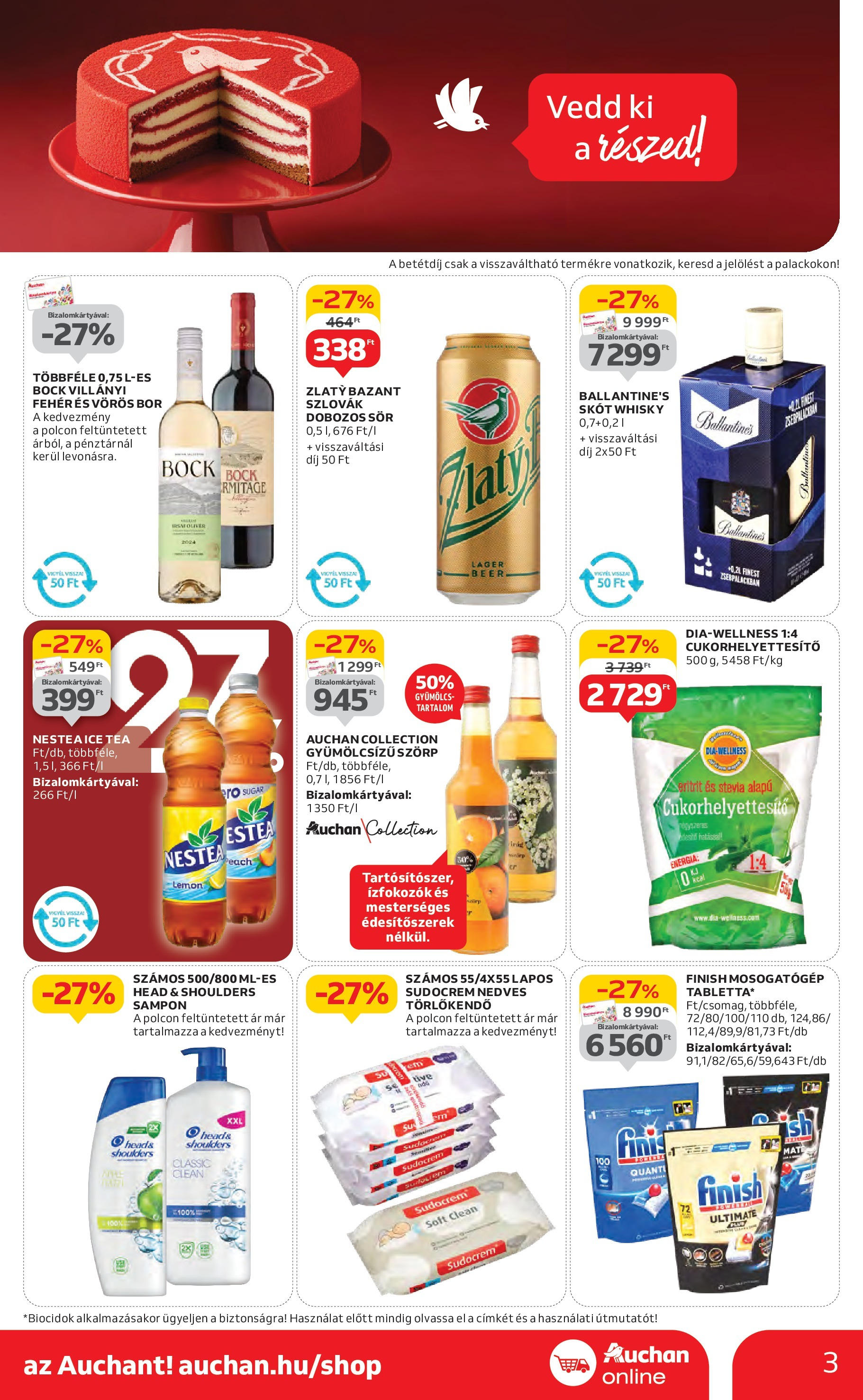 Akciós újság új Auchan - 2025.04.30. -tól/töl ⏳ | Oldal: 3 | Termékek: Gyümölcs, Nedves törlőkendő, Sör, Tea Auchan - Auchan újság érvényessége 05.07.-ig - 2025.04.30. -tól/töl > akció, lapozható szórólap 🛍️ | Oldal: 3 | Termékek: Gyümölcs, Nedves törlőkendő, Sör, Tea