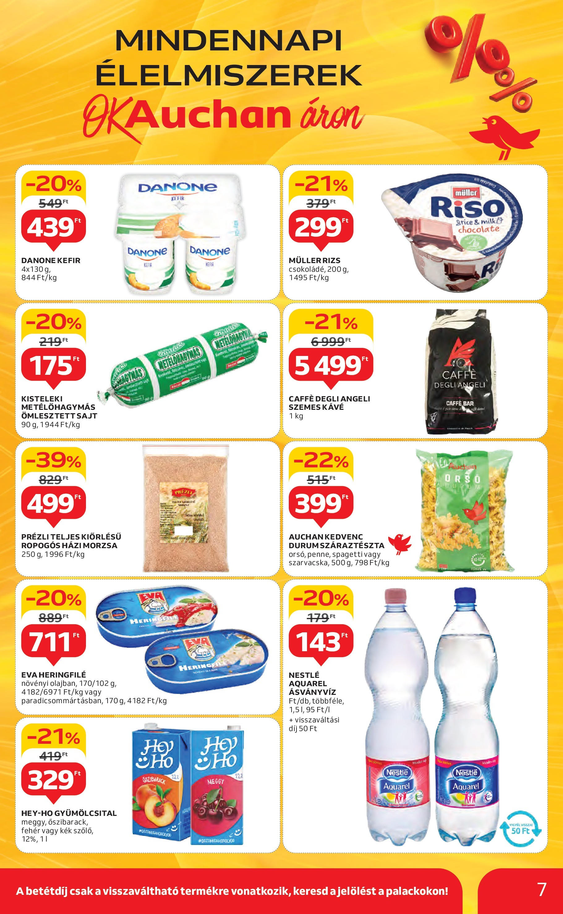 Akciós újság új Auchan - 2025.04.30. -tól/töl ⏳ | Oldal: 7 | Termékek: Őszibarack, Meggy, Kávé, Száraztészta Auchan - Auchan újság érvényessége 05.07.-ig - 2025.04.30. -tól/töl > akció, lapozható szórólap 🛍️ | Oldal: 7 | Termékek: Őszibarack, Meggy, Kávé, Száraztészta