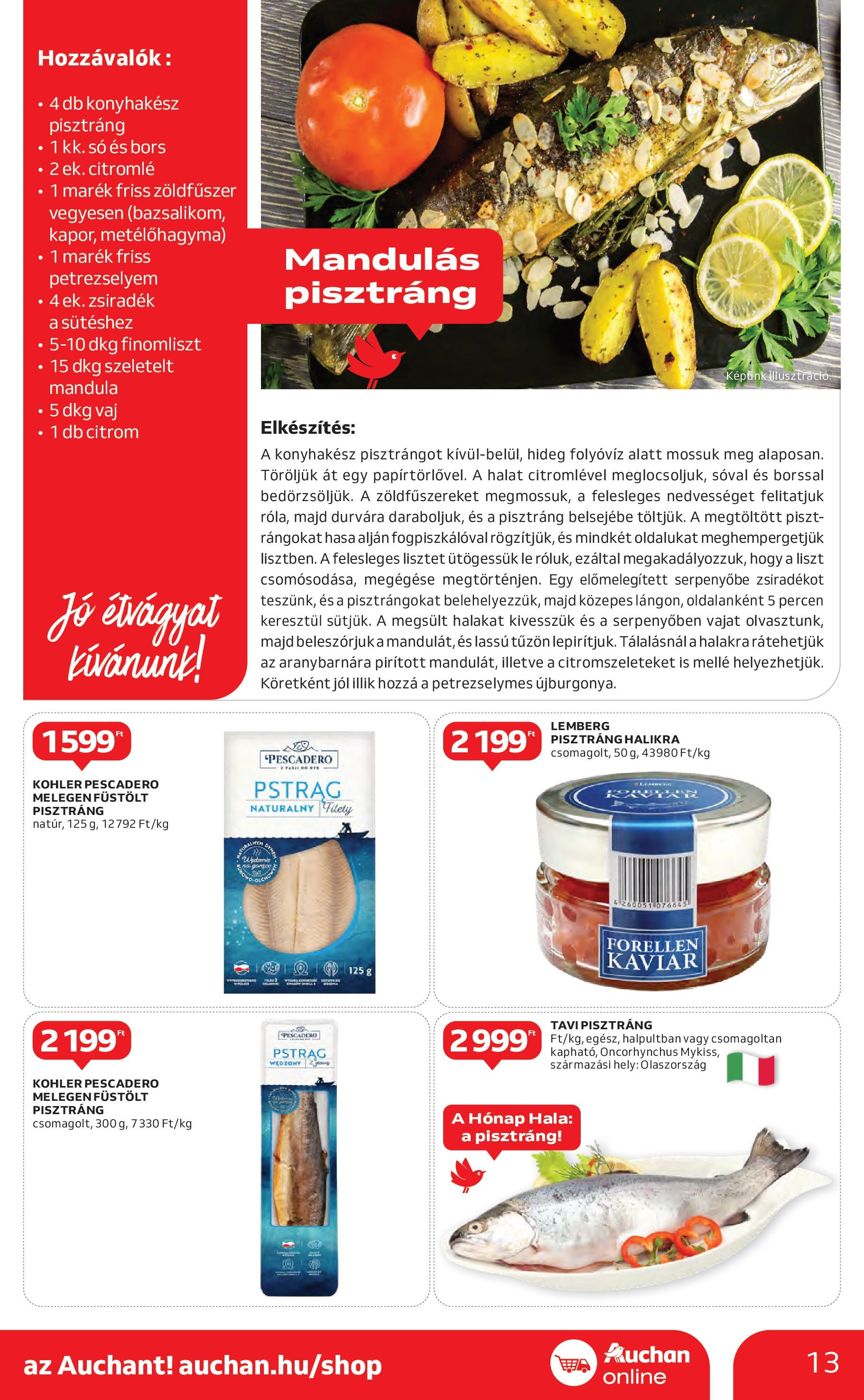 Akciós újság új Auchan - 2025.04.30. -tól/töl ⏳ | Oldal: 13 | Termékek: Petrezselyem, Kaviár, Bors, Citrom Auchan - Auchan újság érvényessége 05.07.-ig - 2025.04.30. -tól/töl > akció, lapozható szórólap 🛍️ | Oldal: 13 | Termékek: Petrezselyem, Kaviár, Bors, Citrom